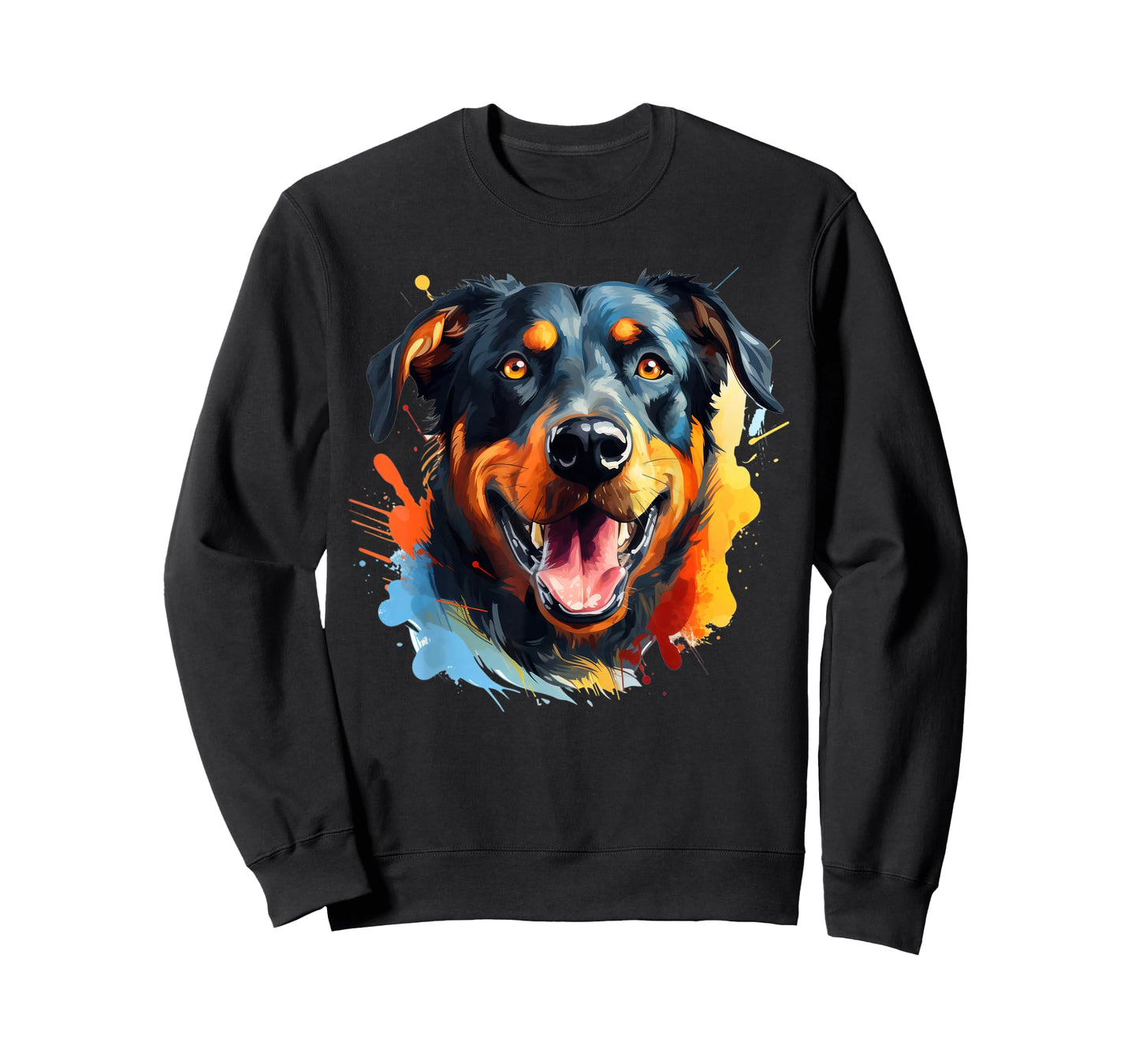 Beauceron Portrait Colour Artwork T-Shirt