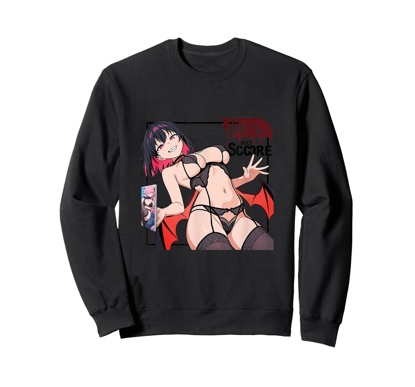 Waifu Sexy Anime Girl Vampire Japanese Style T-Shirt