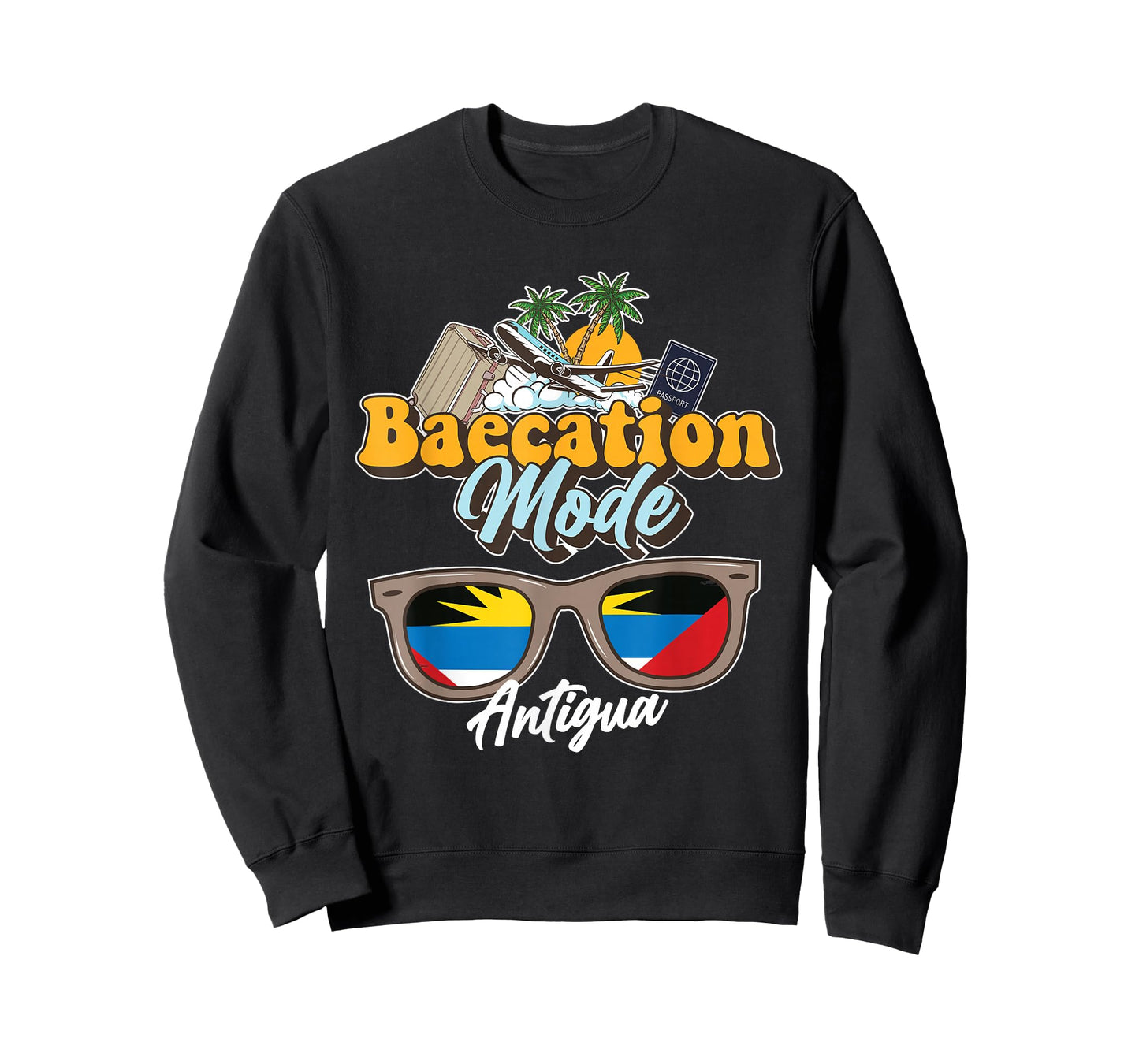 Baecation Antigua Bound Couple Travel Goal Vacation Trip T-Shirt