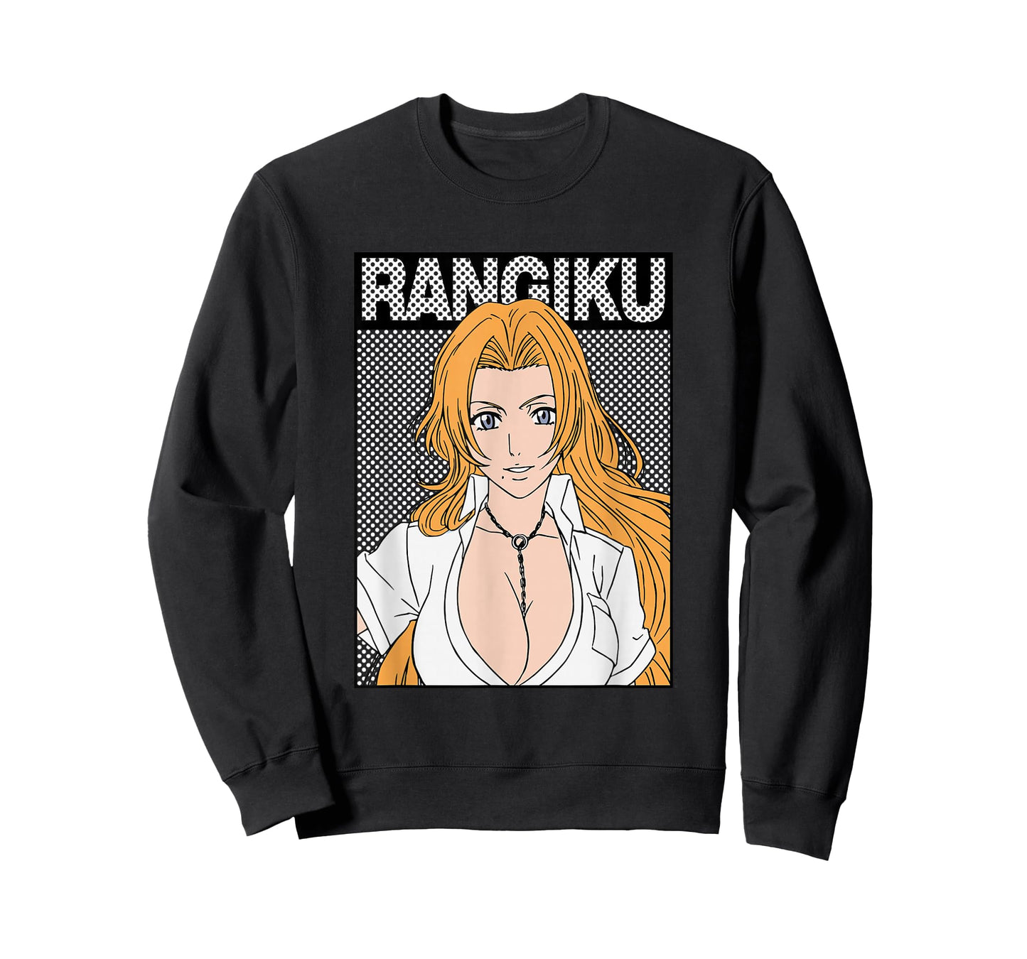 Bleach Rangiku Rectangle Dot Graphic Anime T-Shirt