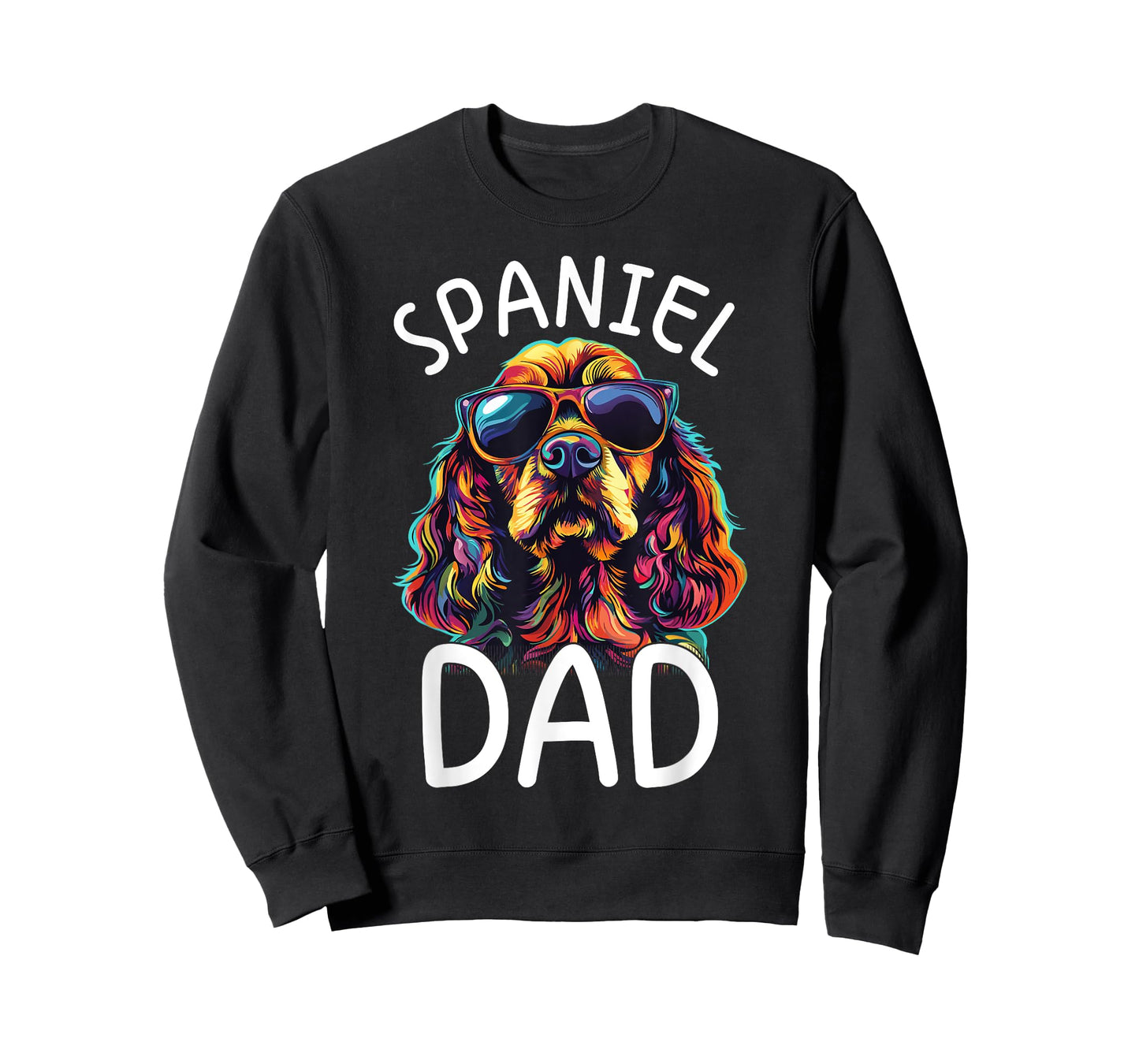 Cocker Spaniel Lovers Color Pop Art Mens Cocker Spaniel Dad T-Shirt