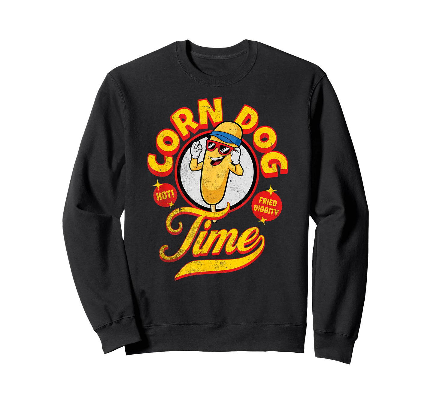 Corn Dog Carnival Food Fried Corndog Lover Men Women Girls Kids T-Shirt