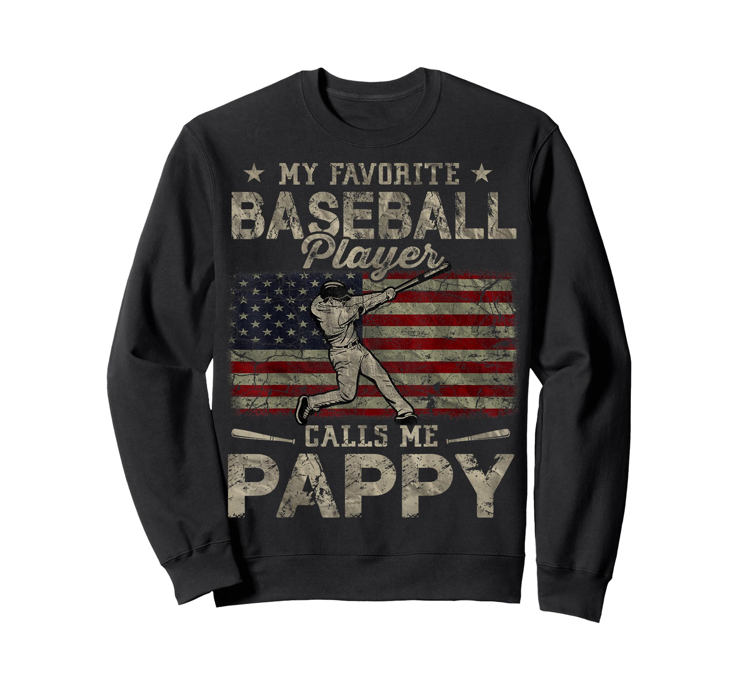 My Favorite Baseball Player Calls Me Pappy Father's Day T-Shirt