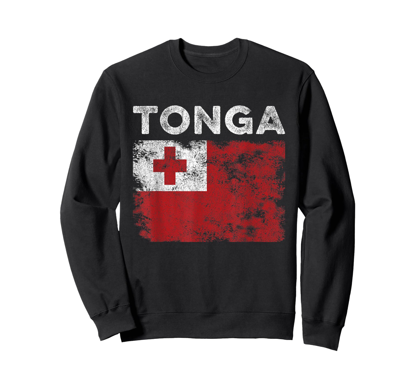 Tonga Flag Distressed - Men Women Kids - Tongan Flag T-Shirt