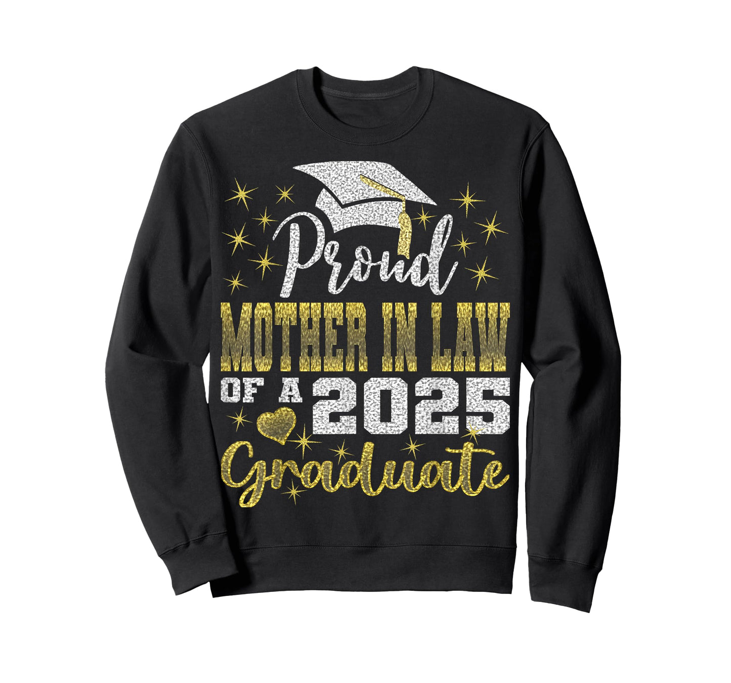 Super Proud Mother In Law of 2025 Graduate Awesome Family T-Shirt