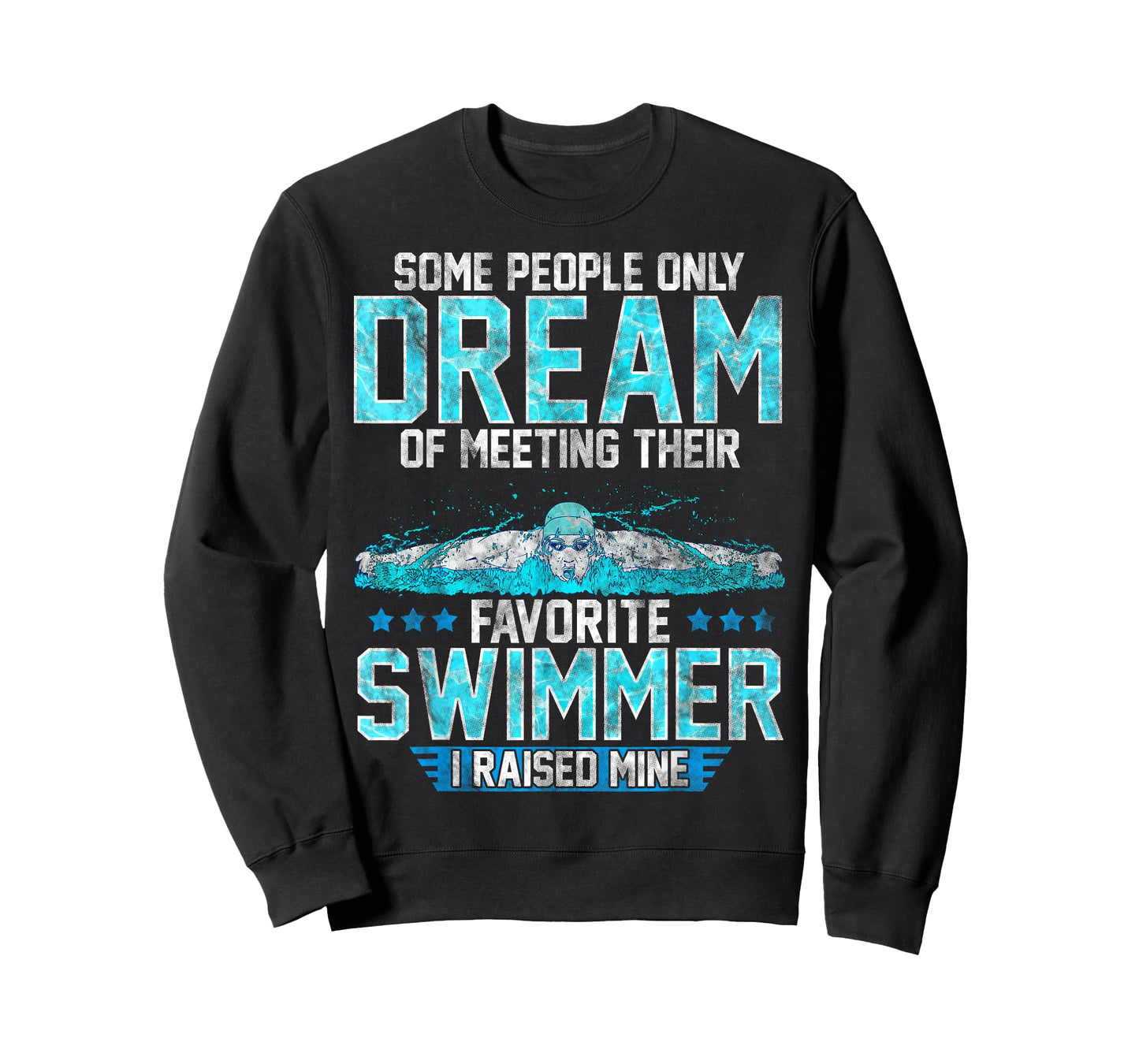 Swimming Parent Swimmer Mom Dad My Favorite Swim Meet T-Shirt