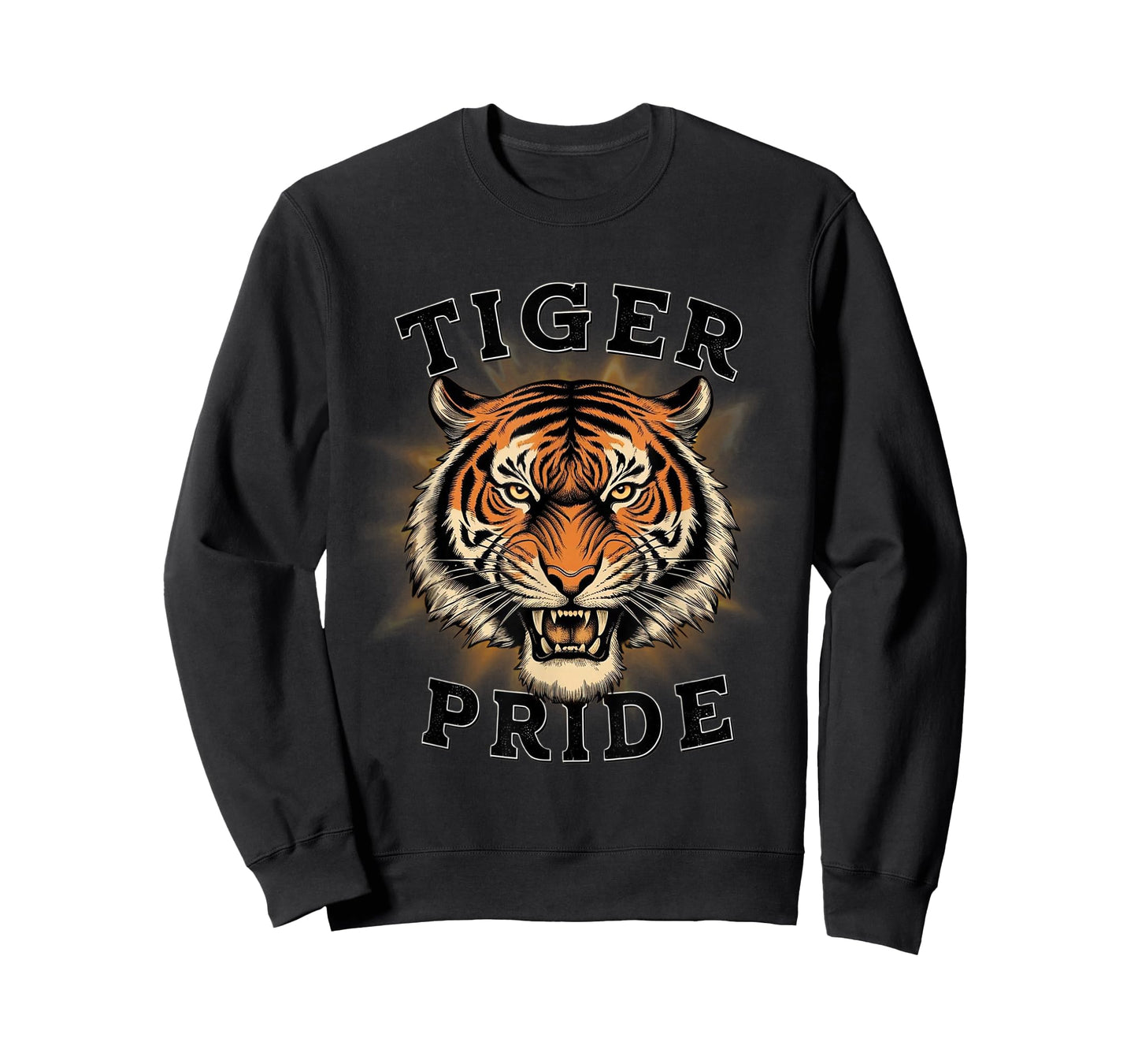 Tiger Pride Fearless Tigers Mascot Vintage School Sports Gam T-Shirt