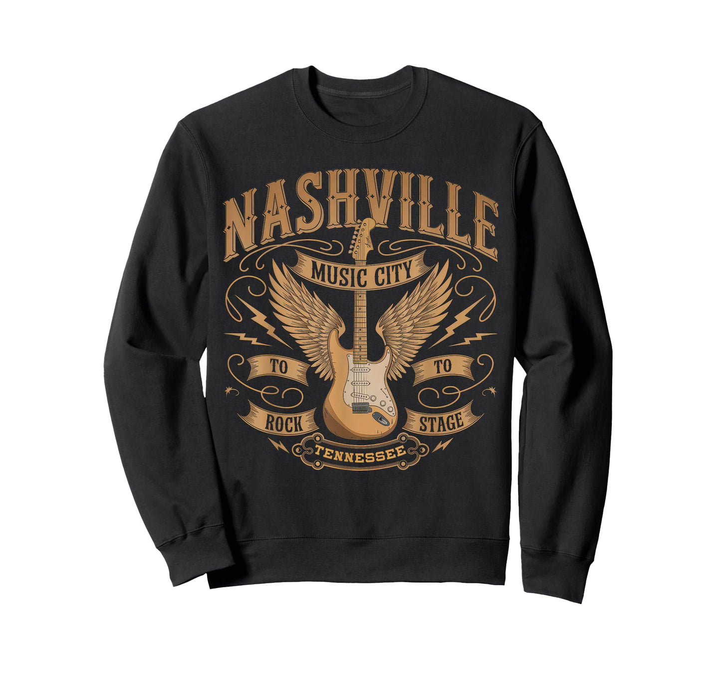 Nashville Music City Tshirt Women Men Tennessee Rock Country T-Shirt
