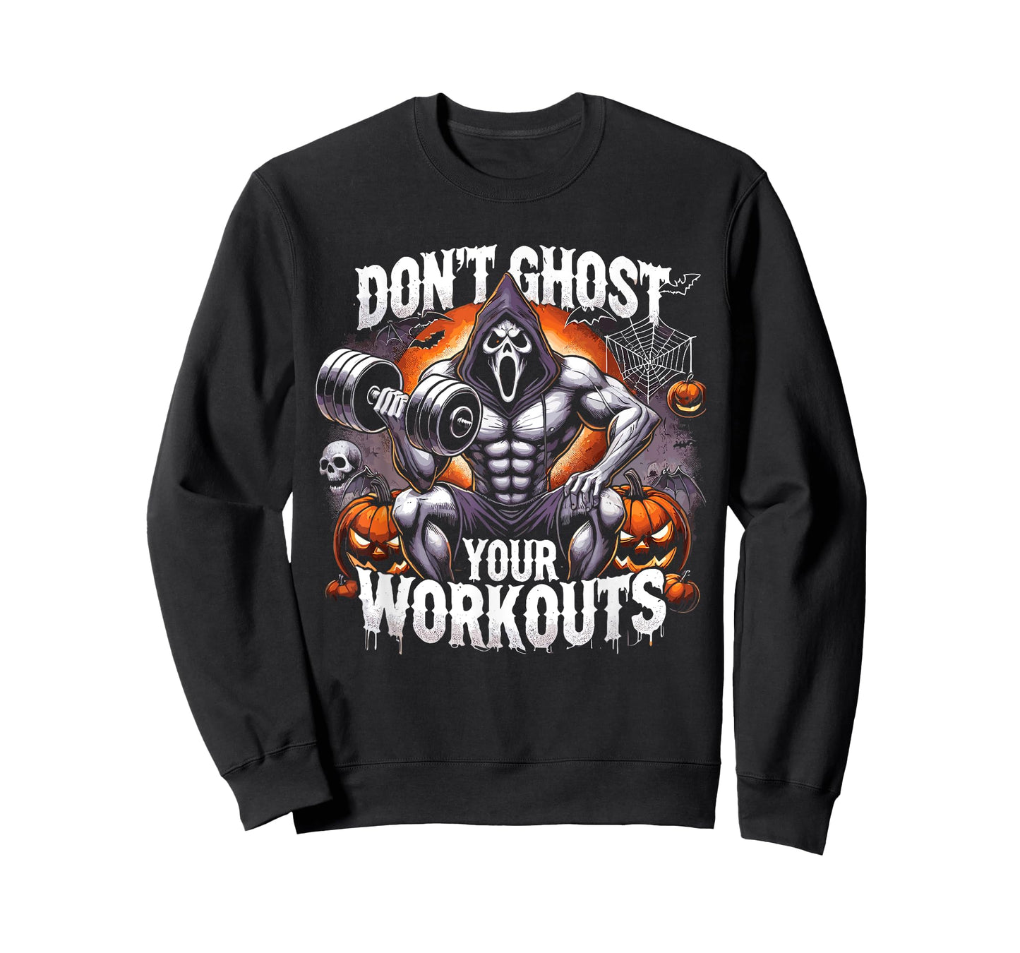Halloween Gym Don’T Ghost Your Workouts Halloween Workout T-Shirt