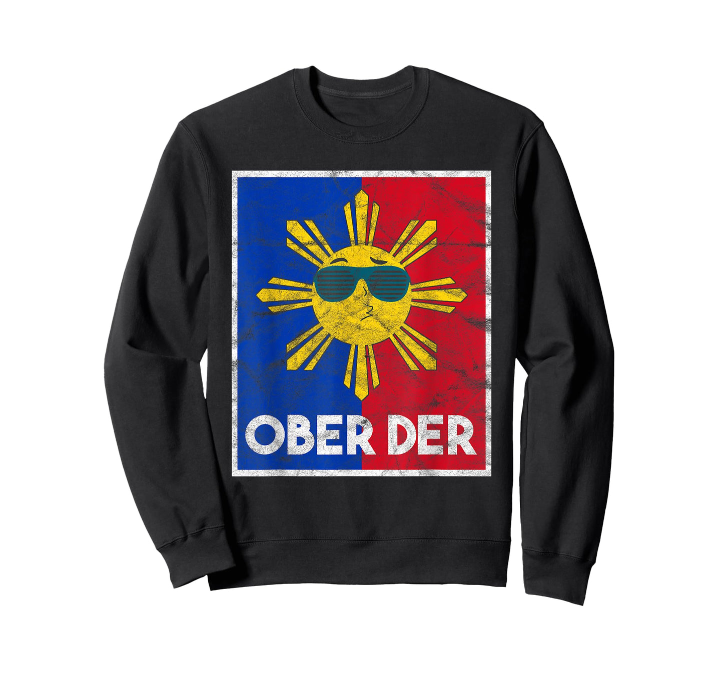 Philippines Filipina Pride Filipino Flag Ober Der Sun T-Shirt