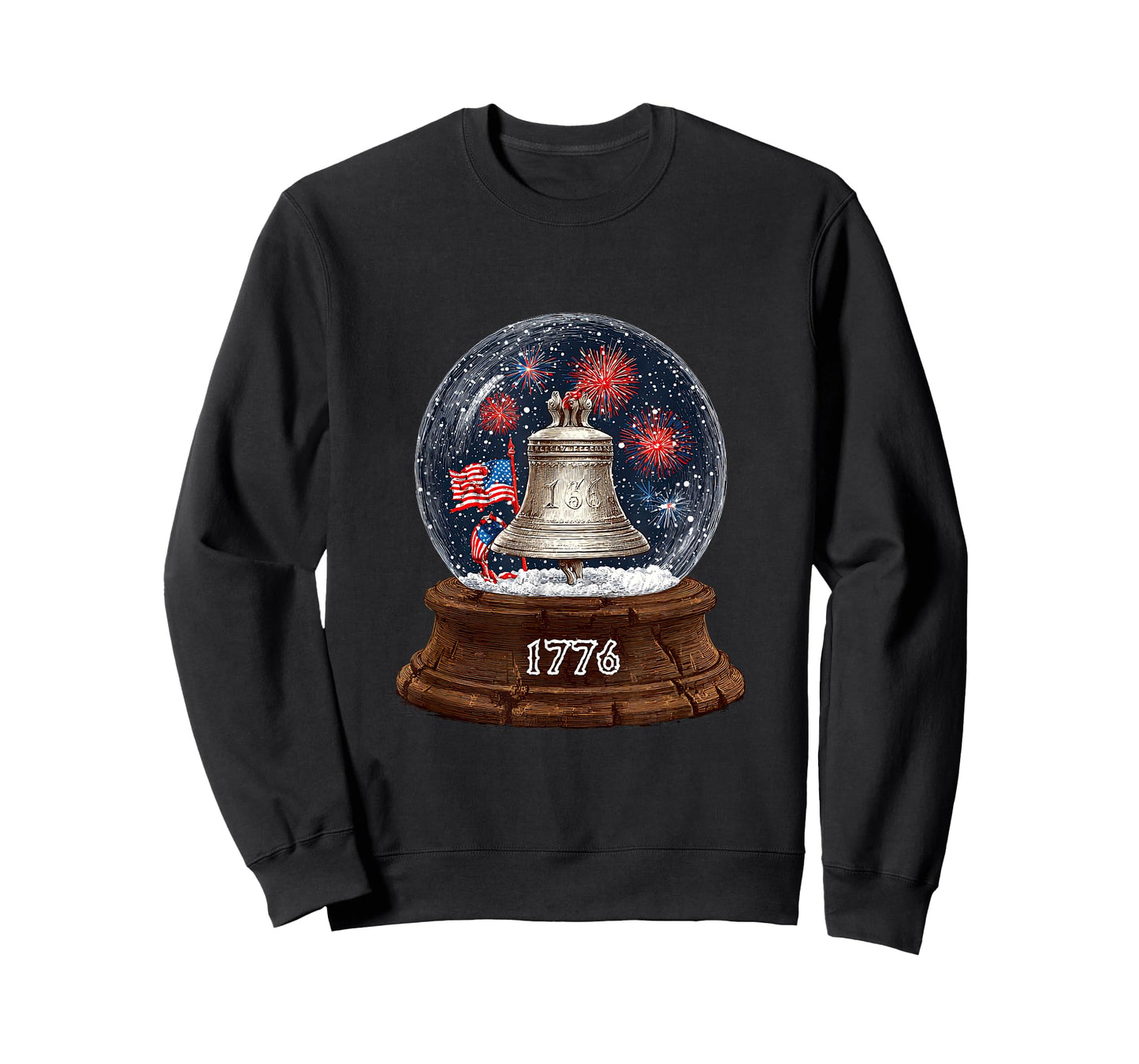 Liberty Bell for Freedom Snow Globe Lovers T-Shirt