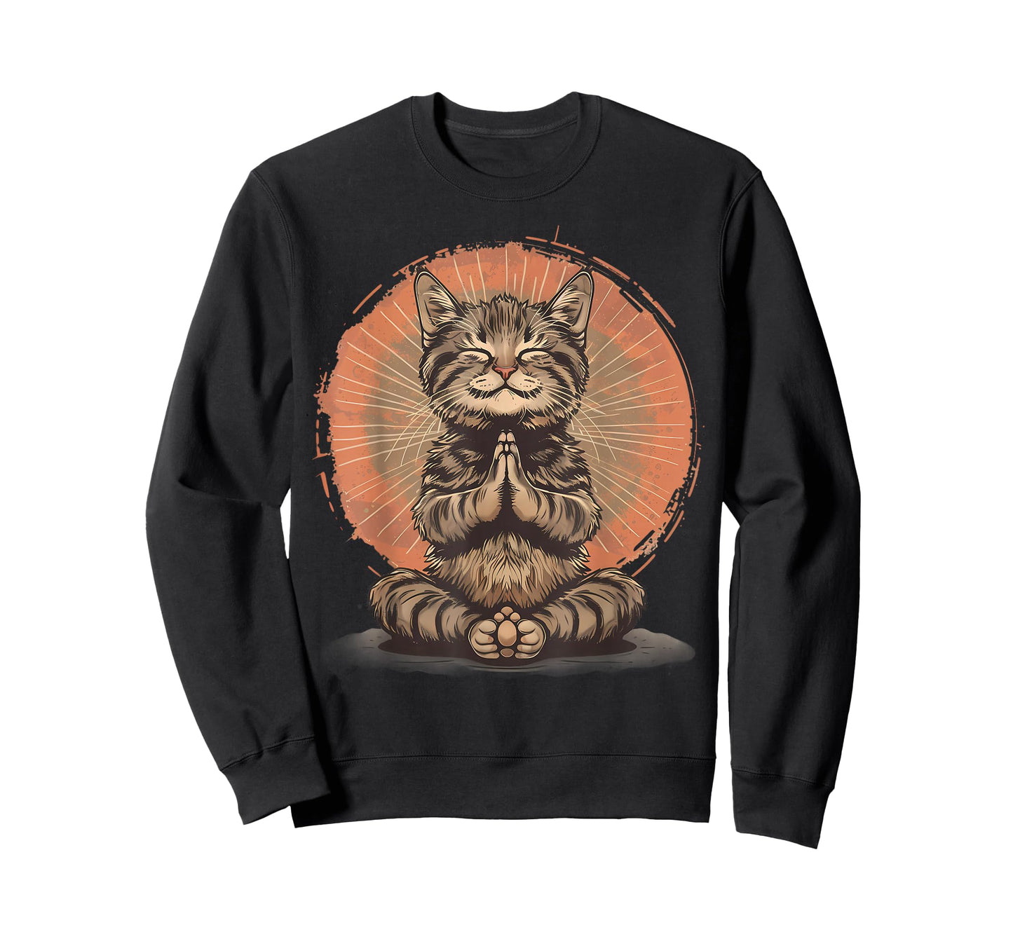 Cat Meditation Zen Buddha Hindu Buddhist Spirituality T-Shirt