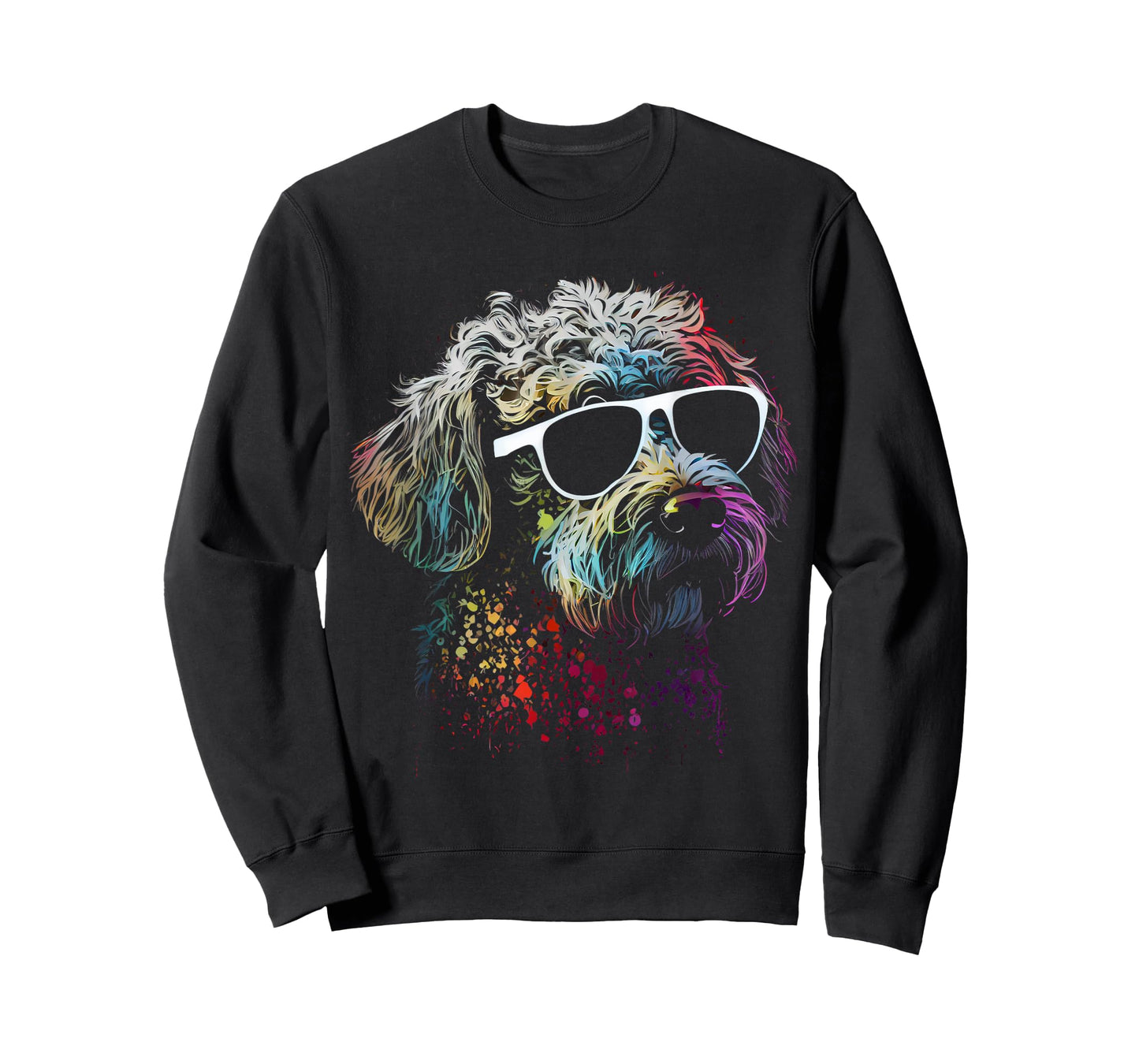 Schnoodle walking dog fans poodle schnauzer dogs T-Shirt