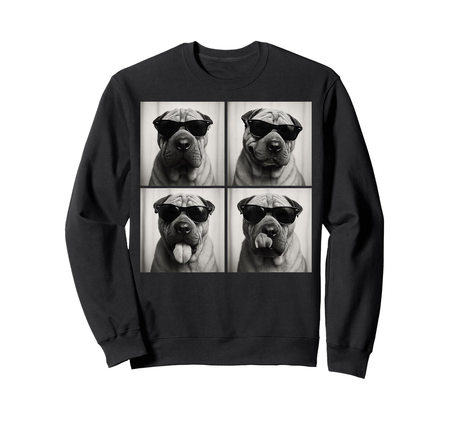 Funny Shar Pei Dog Lover Cute Sharpei Photo Booth T-Shirt