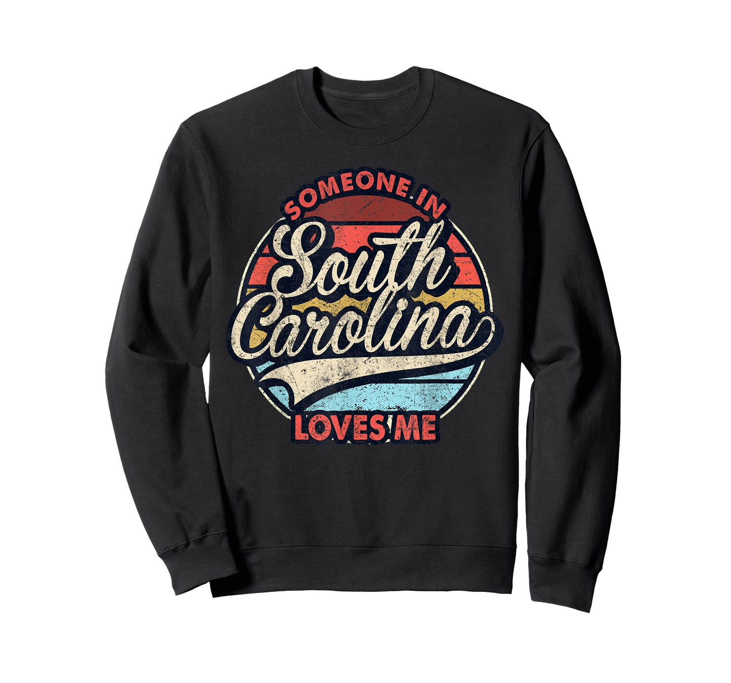 Someone In South Carolina Loves Me US State Cool Retro T-Shirt
