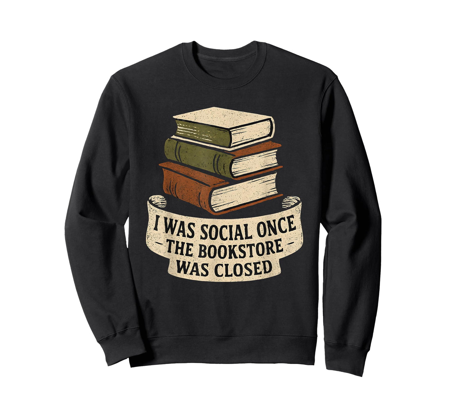 Book Lover Humor I was Social Once Closed Bookstore T-Shirt