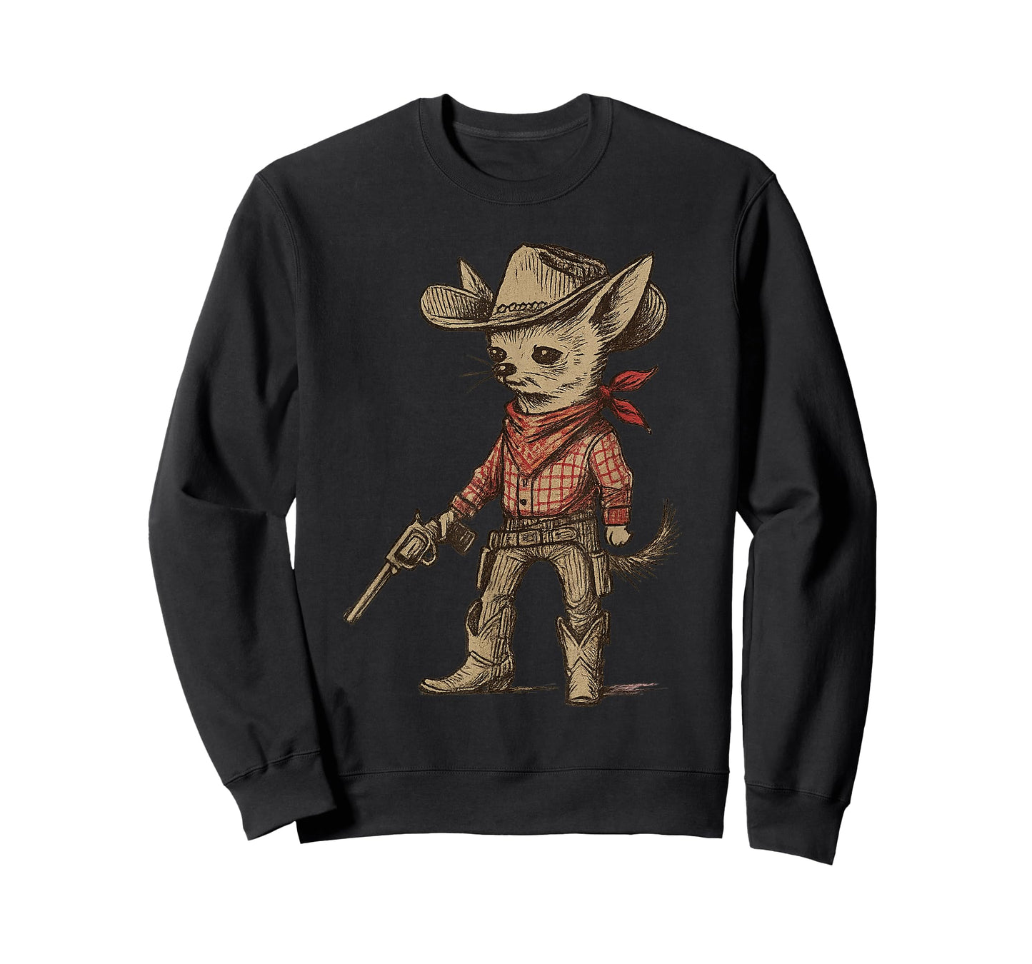 Cowboy Chihuahua Funny Western Cowboy Dog Lover T-Shirt