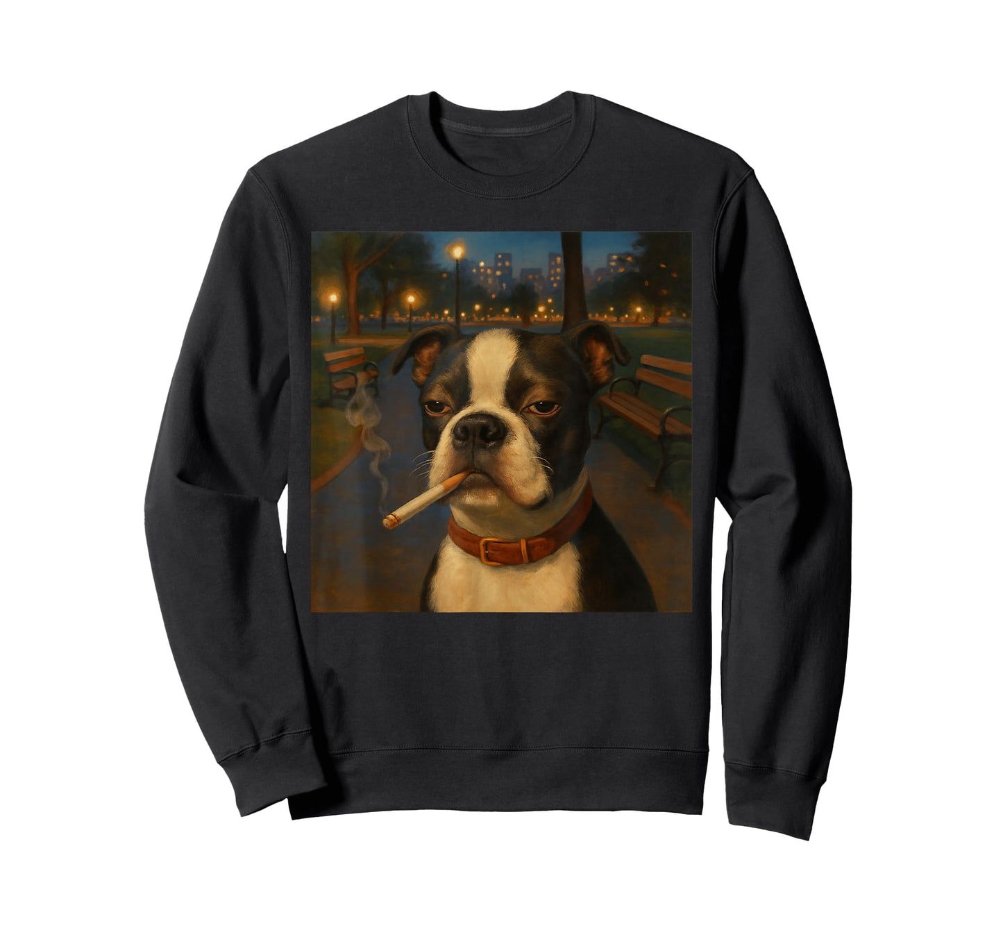Funny Smoking Dog Meme Cigarette Gen Z Meme Dog Lover T-Shirt