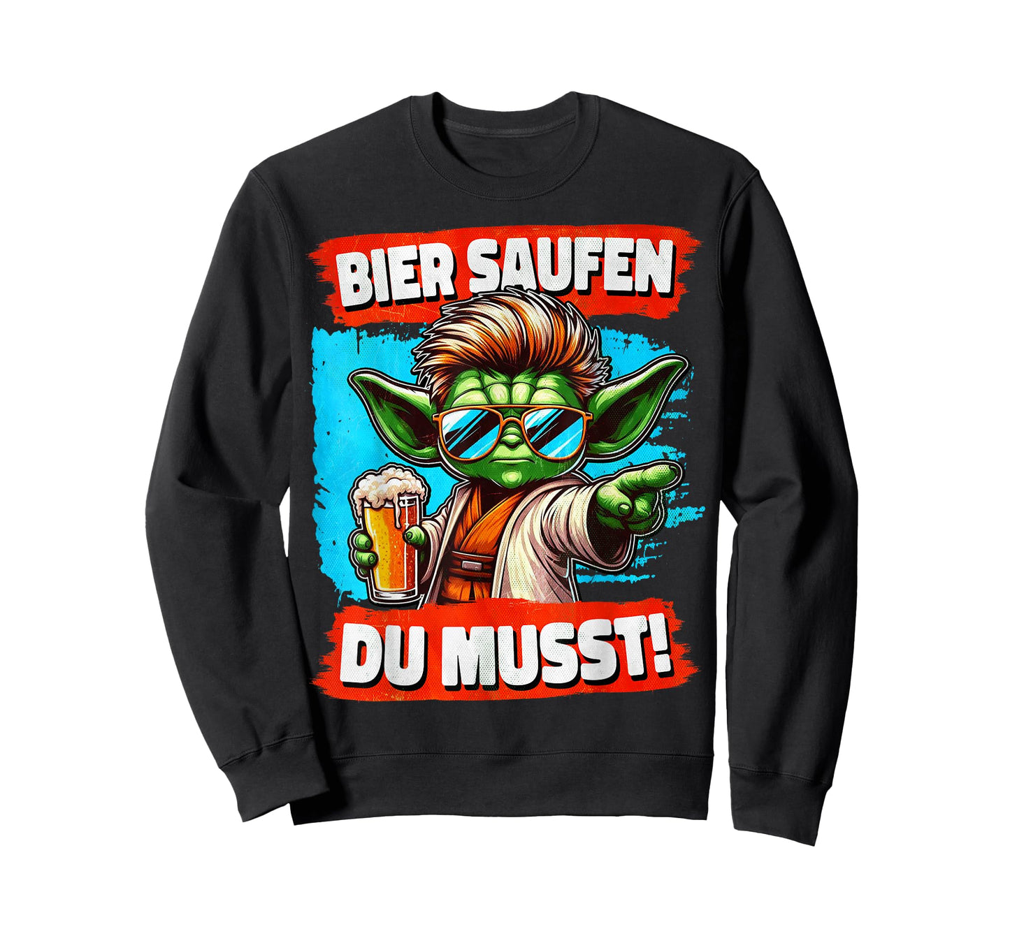 Bier Saufen Du musst - Funny Sayings [German Language] T-Shirt