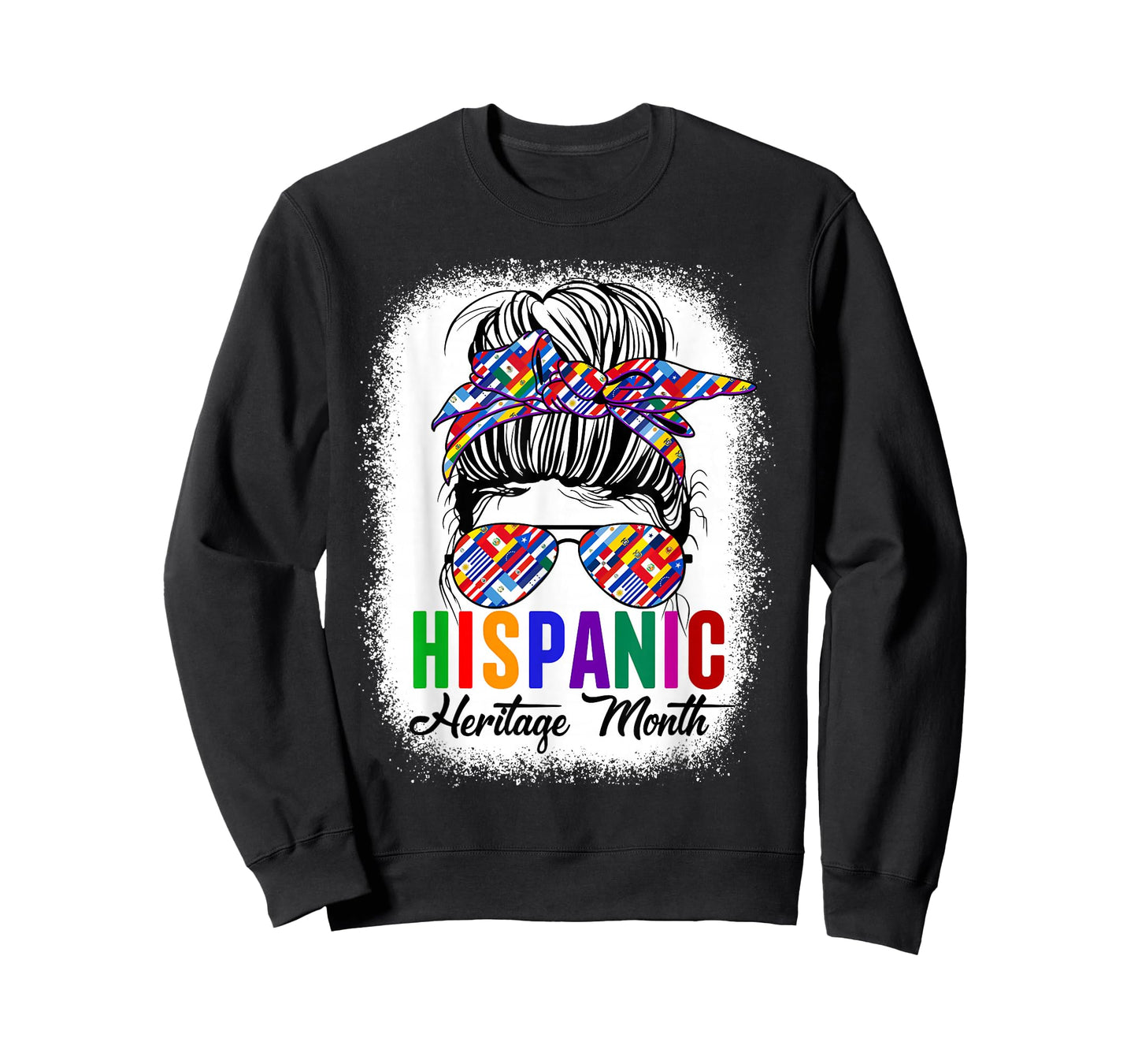 Women Hispanic Heritage Month Woman Latino Countries Flag T-Shirt