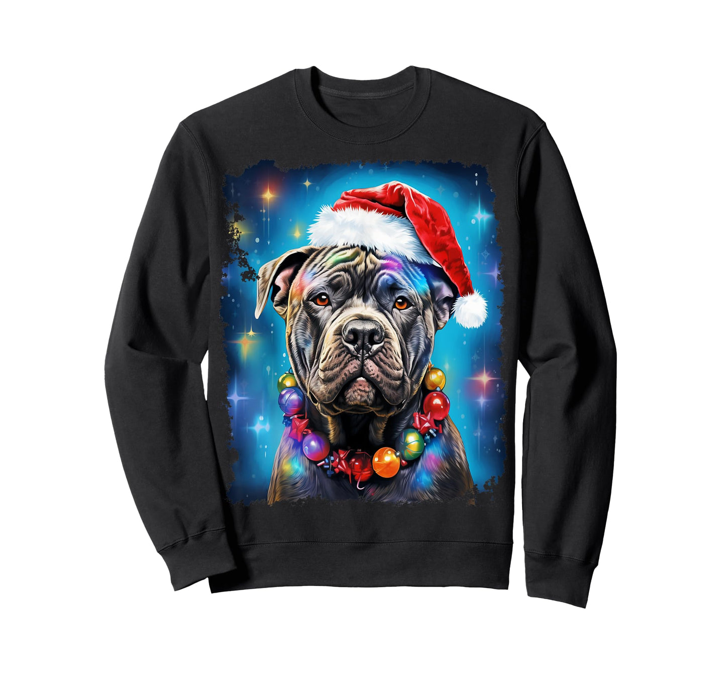 Pop Art Dog Cane Corso Christmas T-Shirt