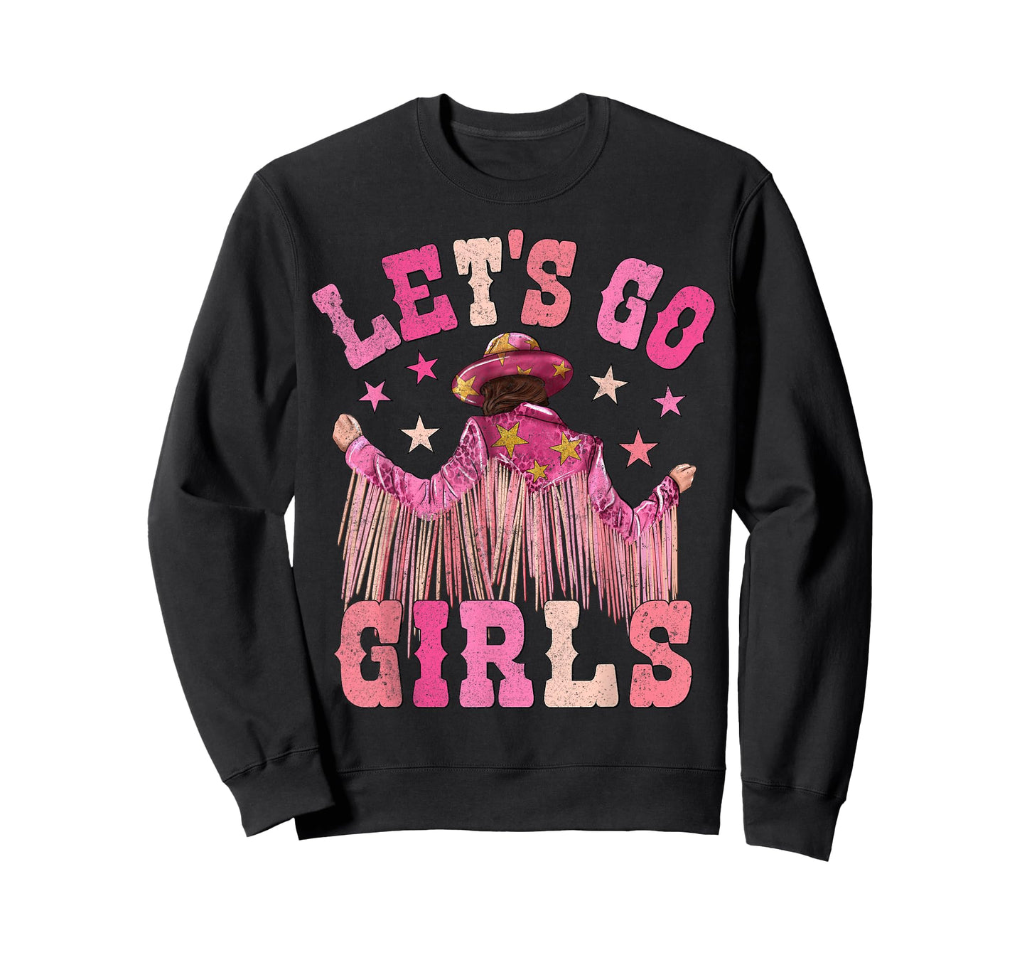 Let's Go Girls Western Country Cowgirl Bachelorette Matching T-Shirt