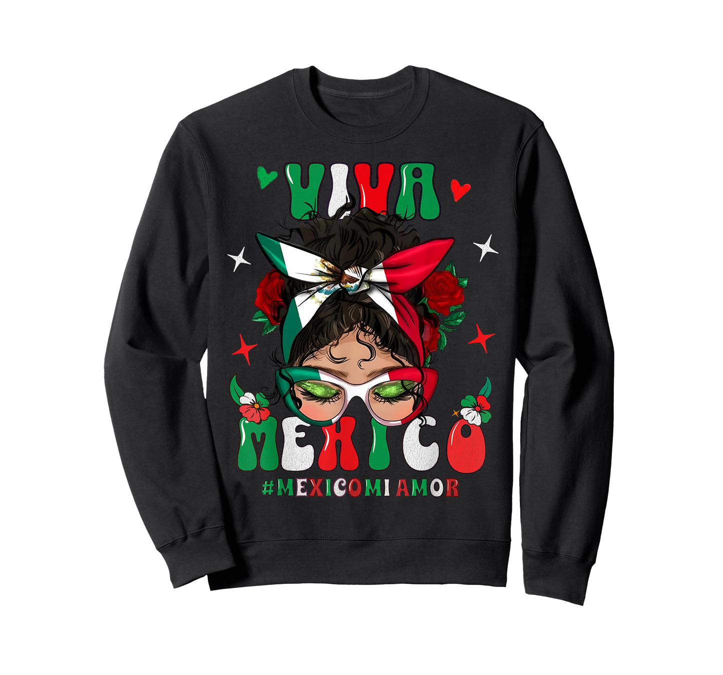 Viva Mexico Apparel Mexican Flag Kids Girl Women Pride T-Shirt