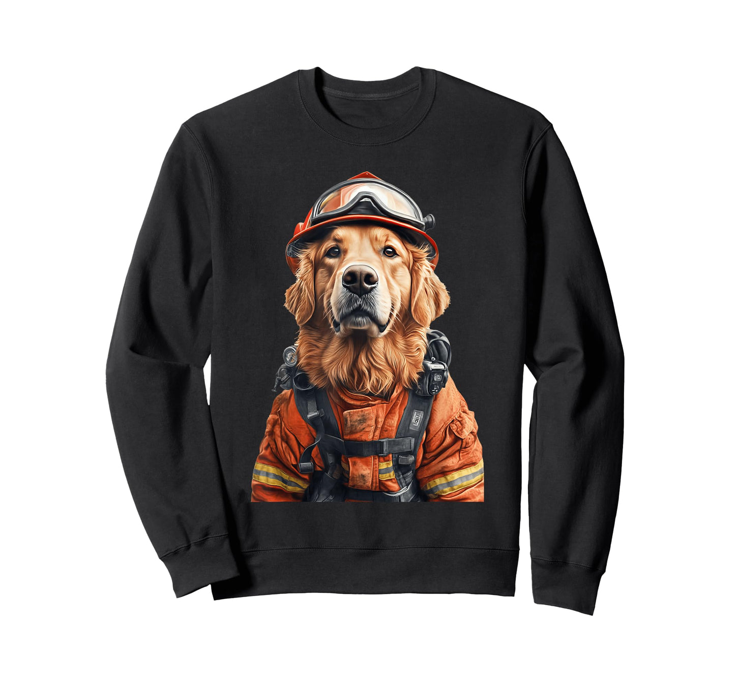 Golden Retriever Firefighter T-Shirt