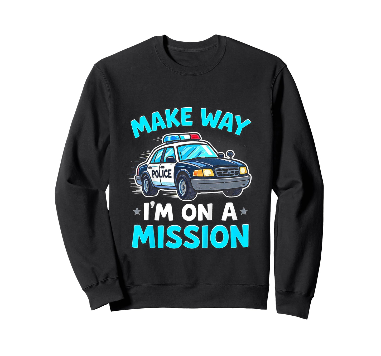 Toddler Police Car Funny Cop Kid T-Shirt