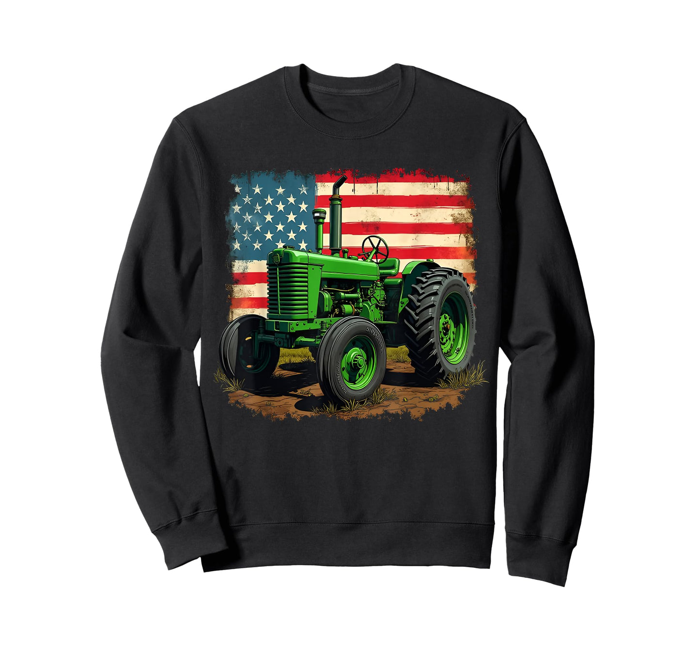 Agriculture Farm Tractor USA Flag tractor American farm USA T-Shirt