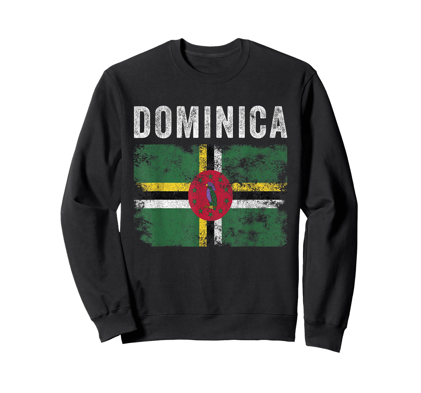 Dominica Flag Distressed - Men Women Kids - Dominican Flag T-Shirt