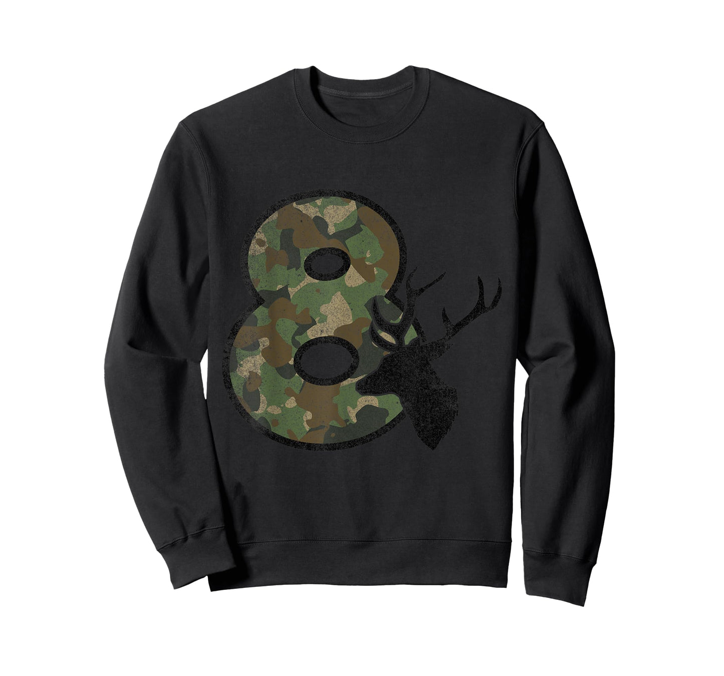 Country Boys Camo 8 Eight Year Old Birthday Deer Hunter T-Shirt