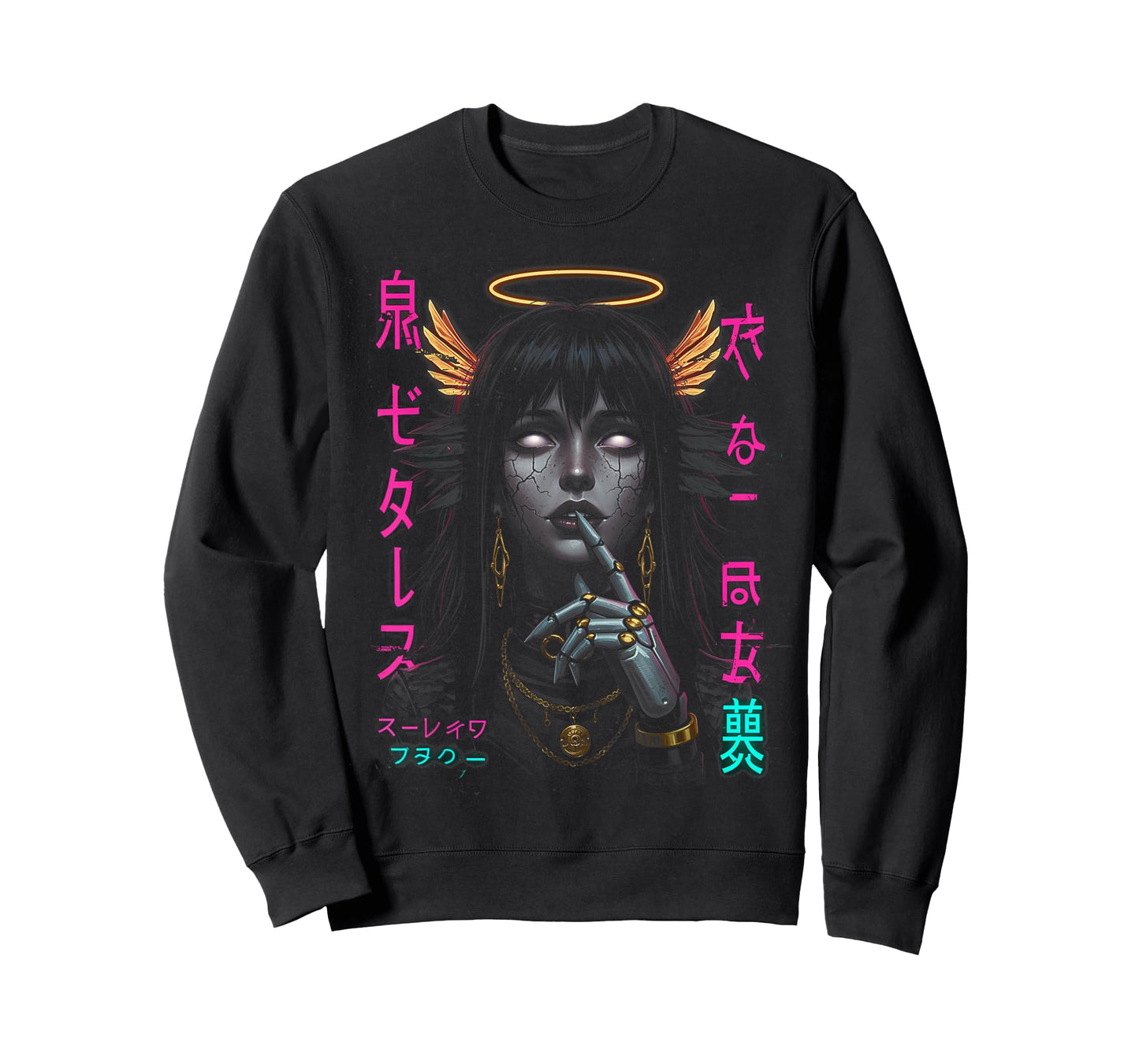 Japanese Aesthetic Streetwear Cyberpunk Anime Manga Techwear T-Shirt