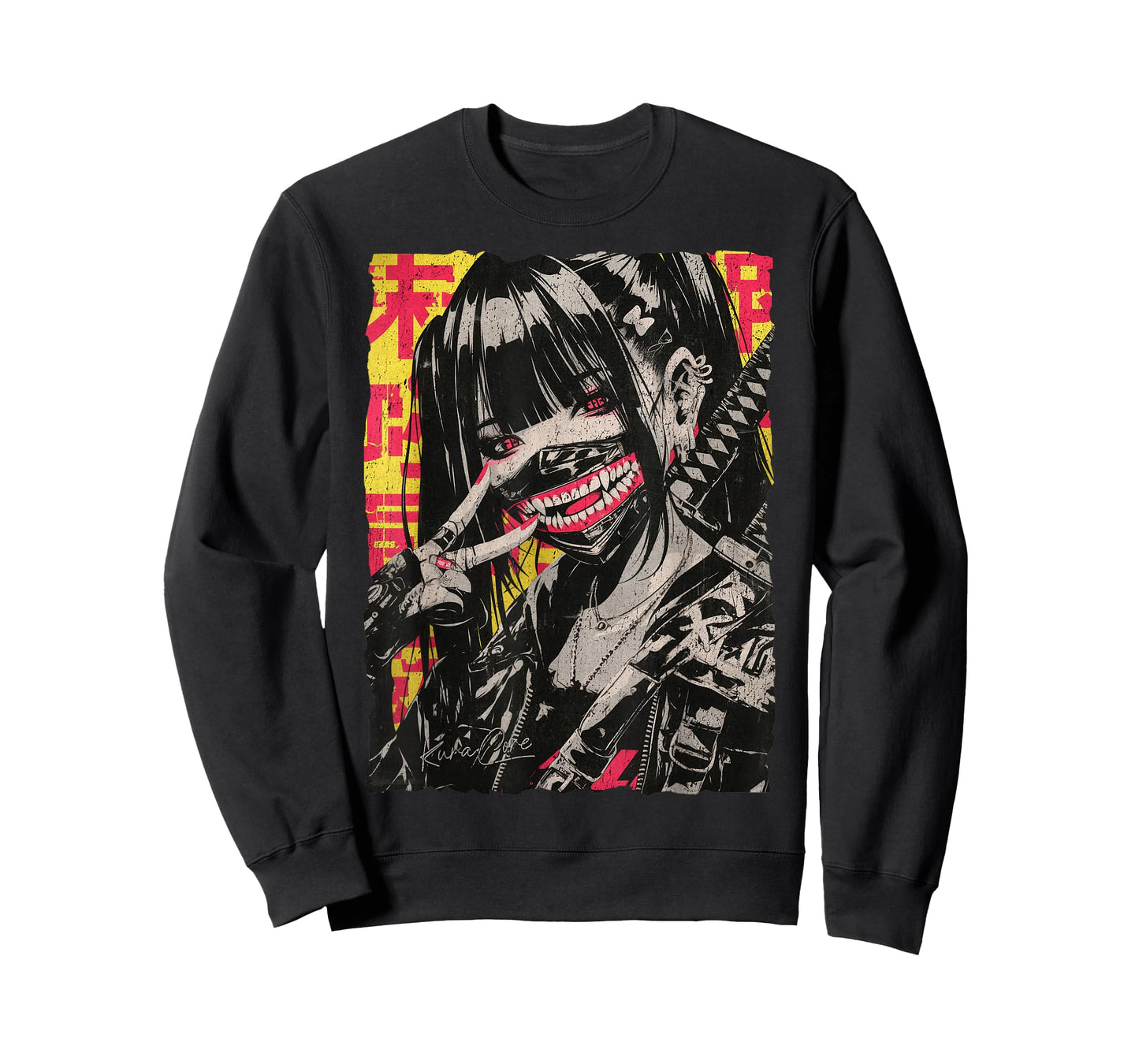 Japan Streetwear Cyberpunk Y2K Hip Hop Techwear Manga Anime T-Shirt