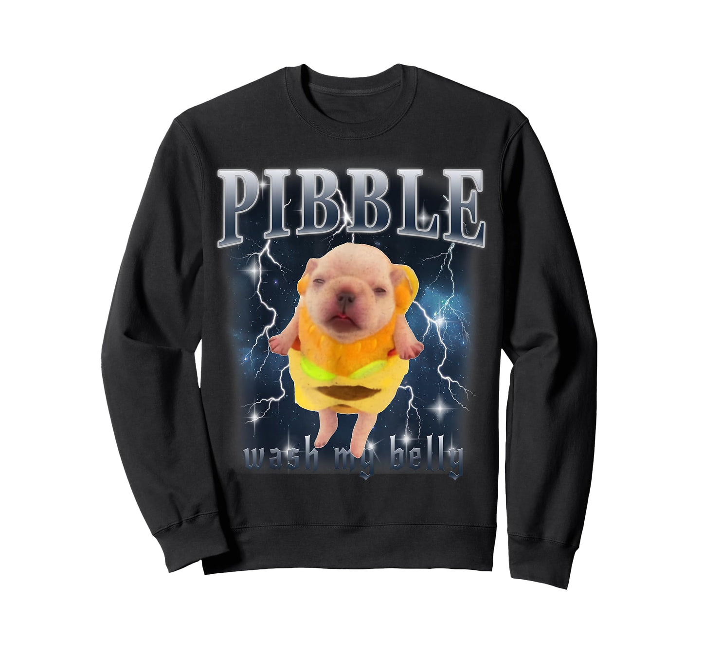 Funny Pibble Meme Wash My Belly Clean My Belly Meme T-Shirt