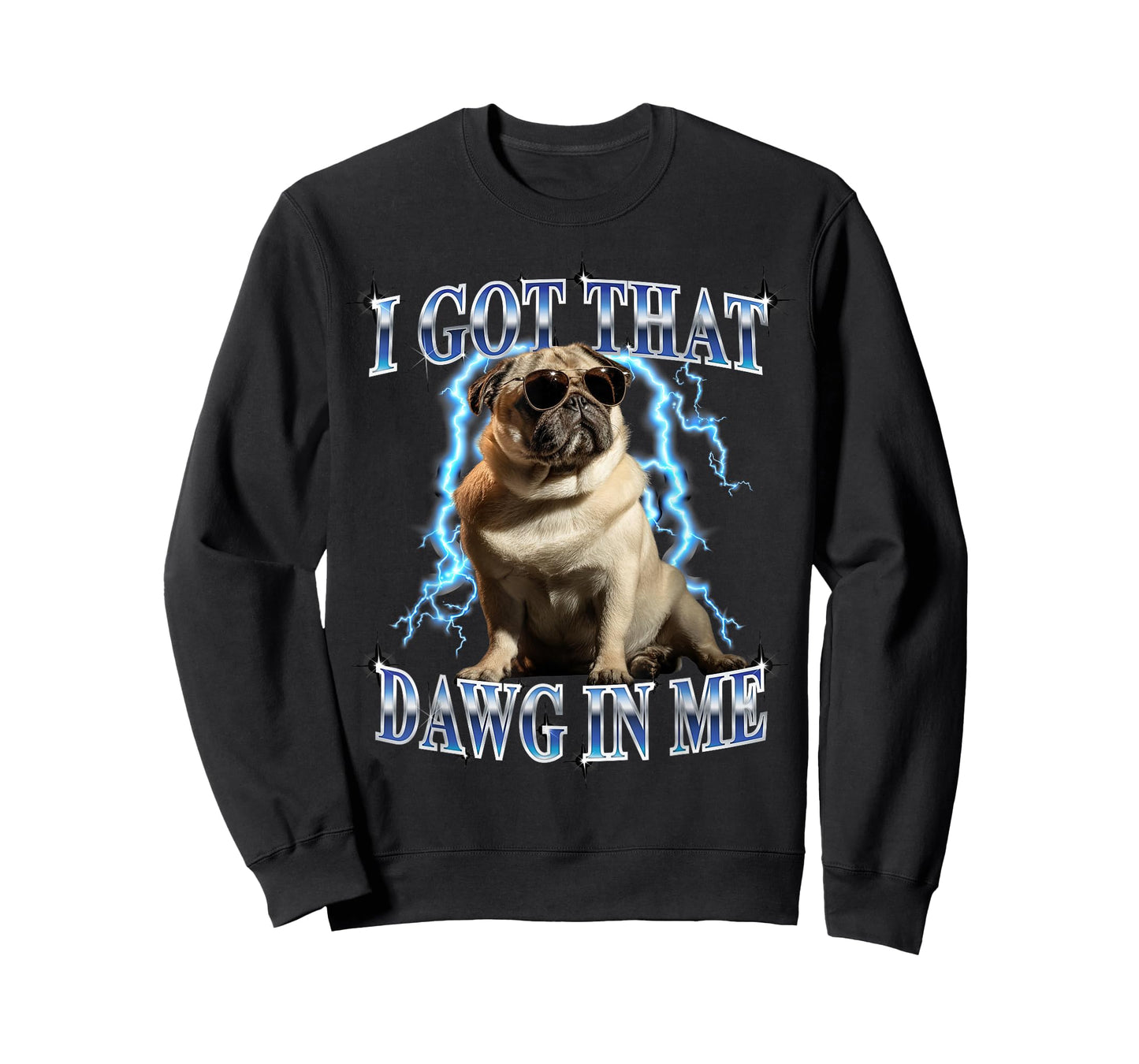 Funny Mens & Womens Retro Vintage Heavy Metal Pug Dog Lover T-Shirt
