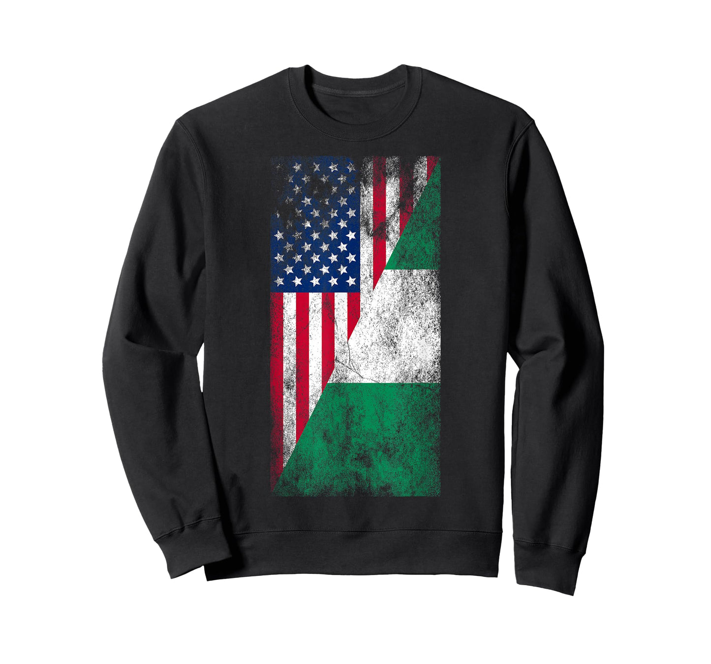 USA & Nigeria Flags - United States of America, Nigerian T-Shirt
