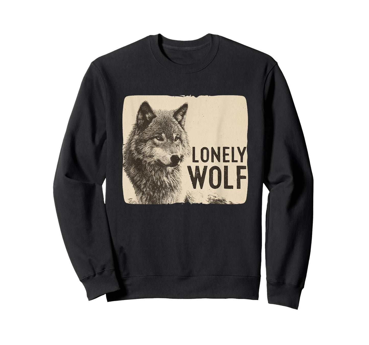 Nice Lonely Wolf Speech Costume T-Shirt