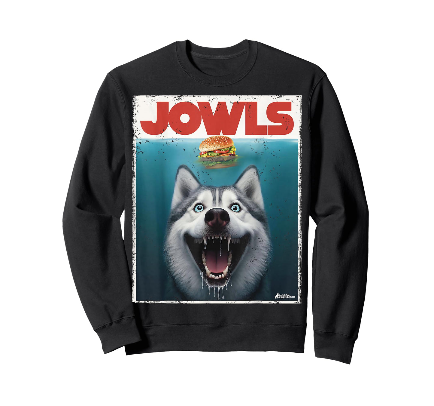 Funny Siberian Husky Jowls, Sled Dog Mom Top Alaskan Dog Dad T-Shirt