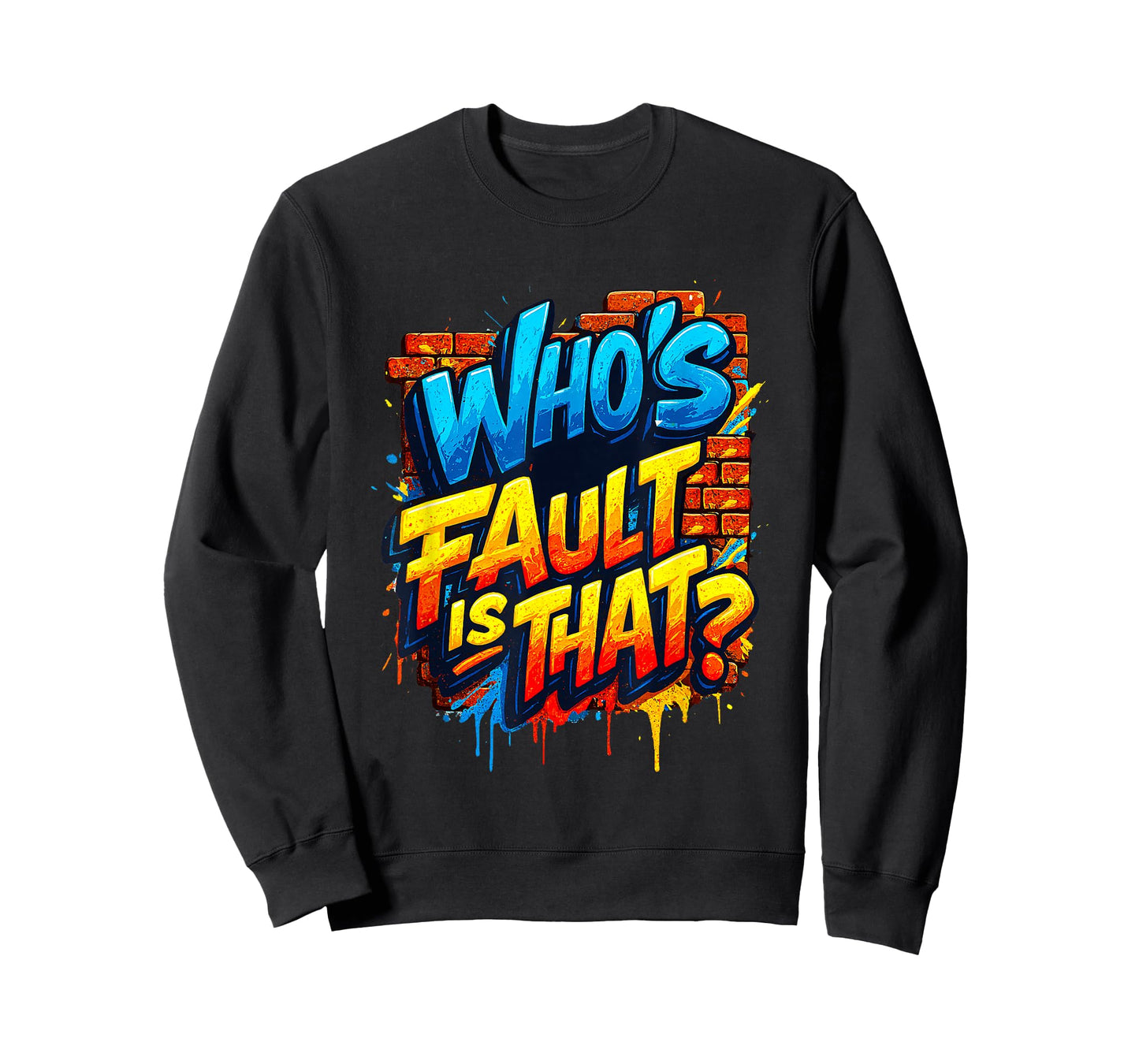 Great Who's Fault is That Emblem Costume T-Shirt