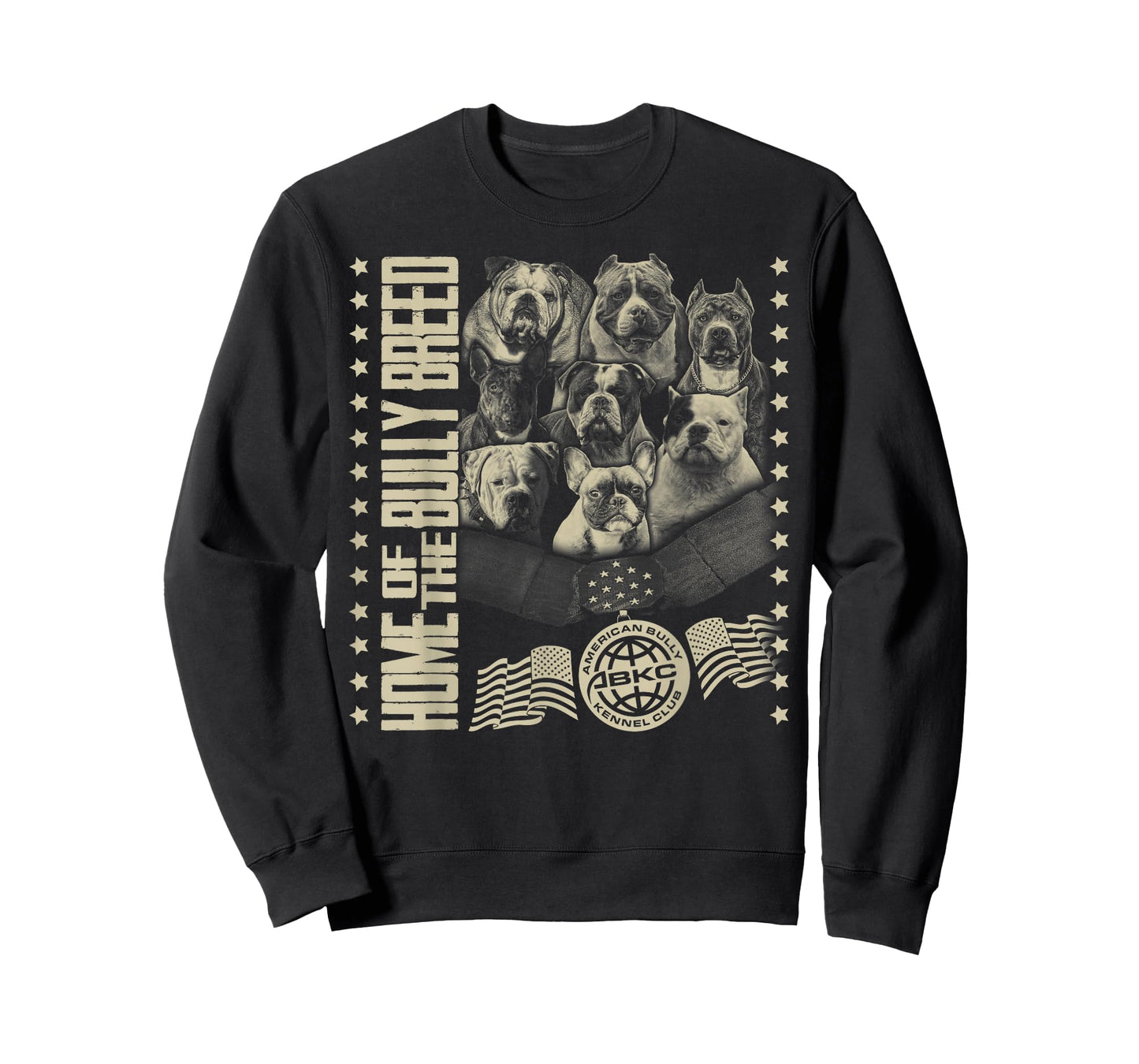 Home of The Bully Breed ABKC American Bully Kennel Club tee T-Shirt
