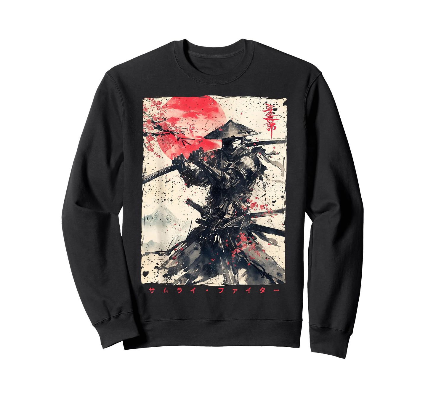 Japan Samurai Warrior Fighter Ukiyo Ink Artwork Samurai T-Shirt