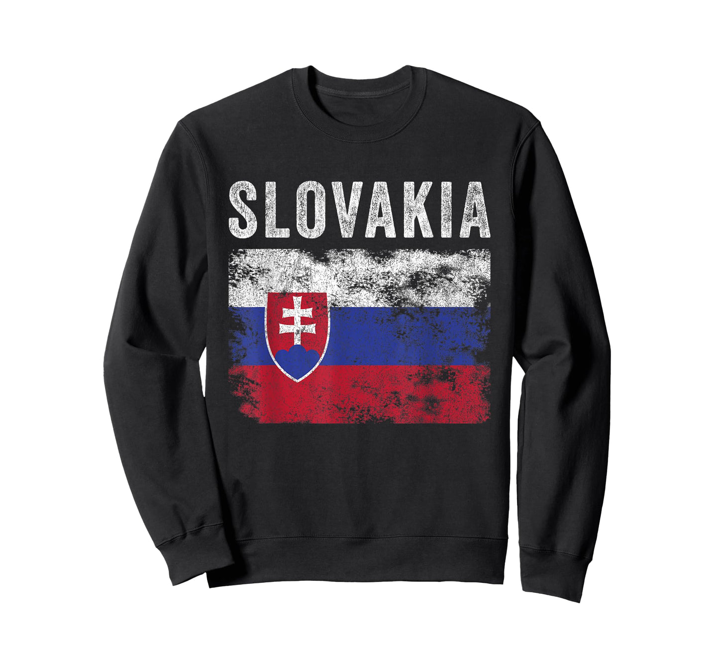 Slovakia Flag Distressed - Men Women Kids - Slovak Flag T-Shirt