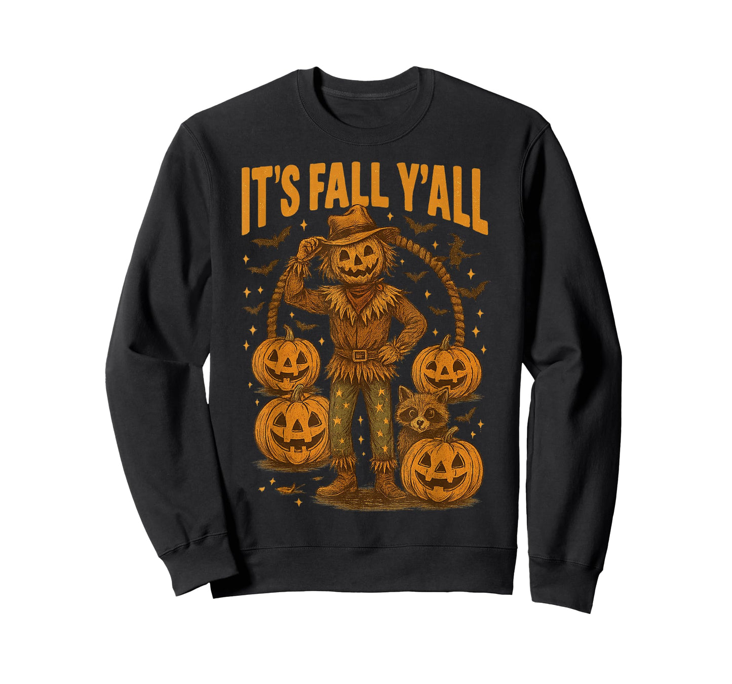 It's Fall Yall Thankful Grateful Scarecrow Thanksgiving PUM T-Shirt