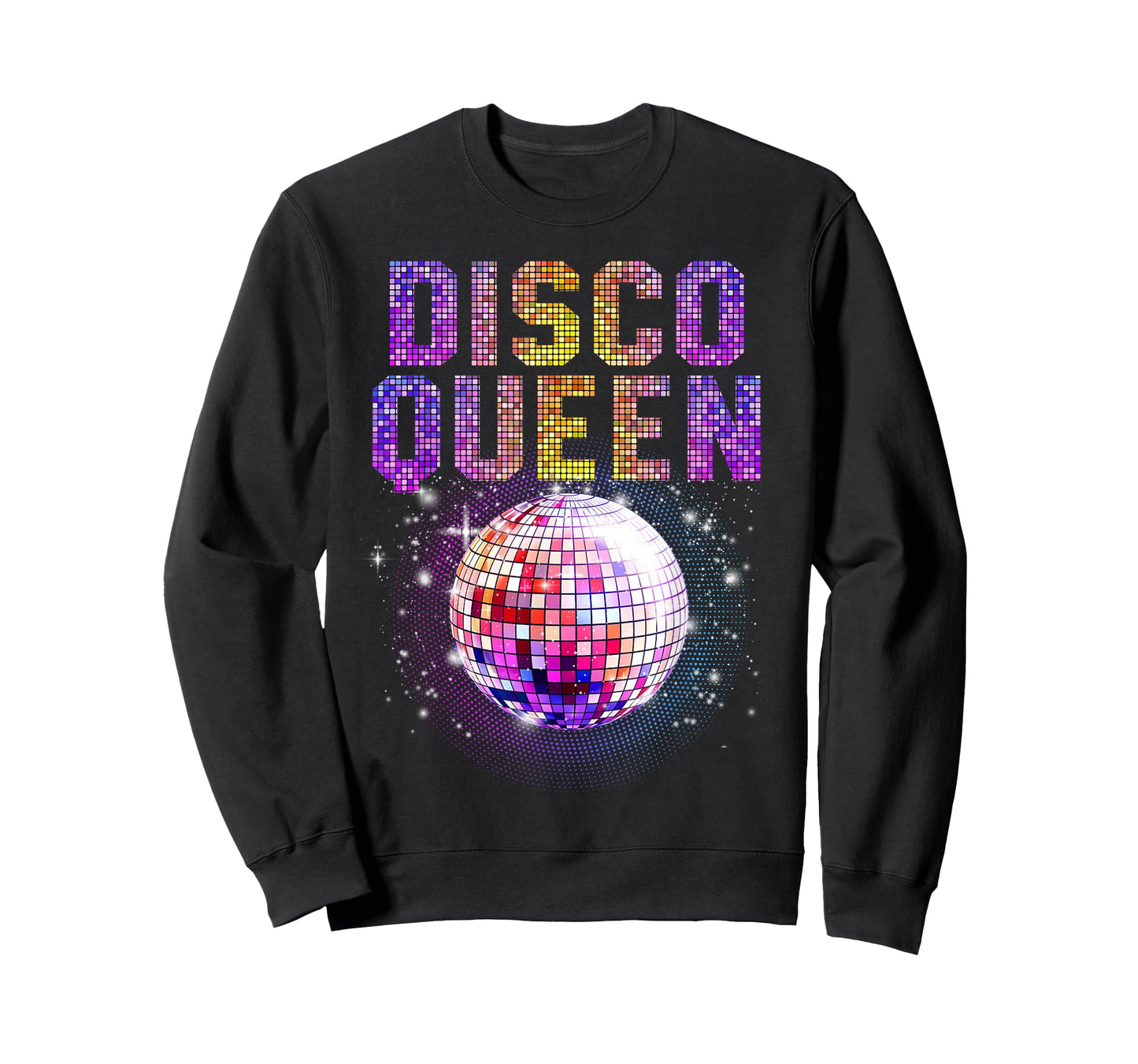 Disco Queen Art for Women Girls Funk Music Disco Dancing T-Shirt