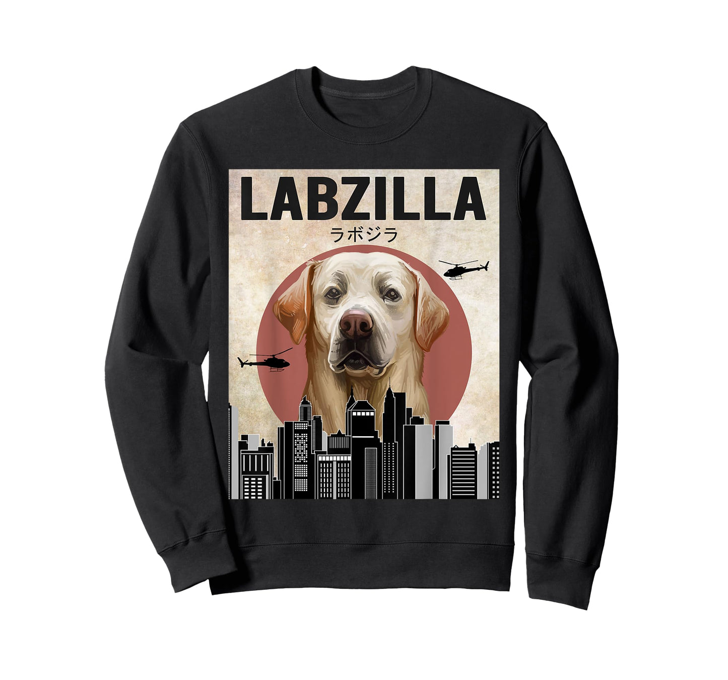 Labzilla Funny Labrador Retriever Dog Lover Men Women Girls Kids T-Shirt