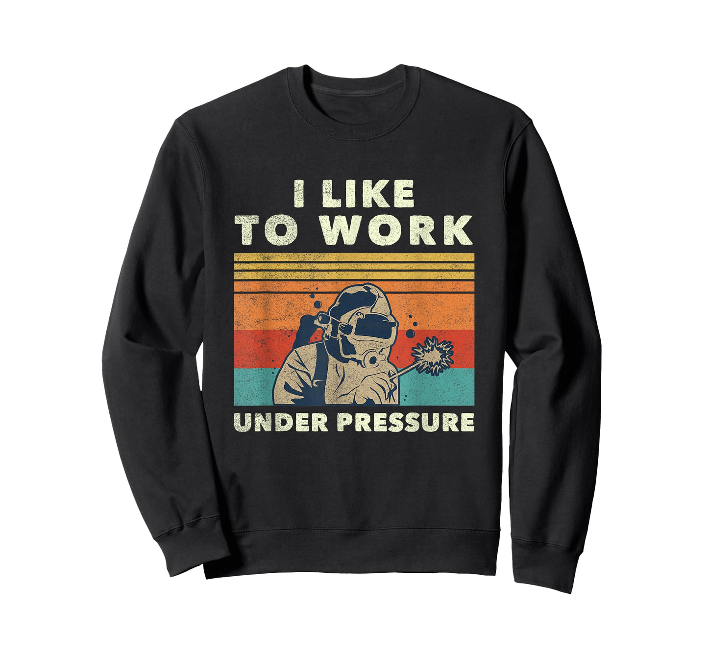 Weld Instructor Underwater Welding Quote T-Shirt - Men's Adult Sports Birthday - Black - Small - Short Sleeve - Classic Fit - Cotton 65%, Polyester 35%