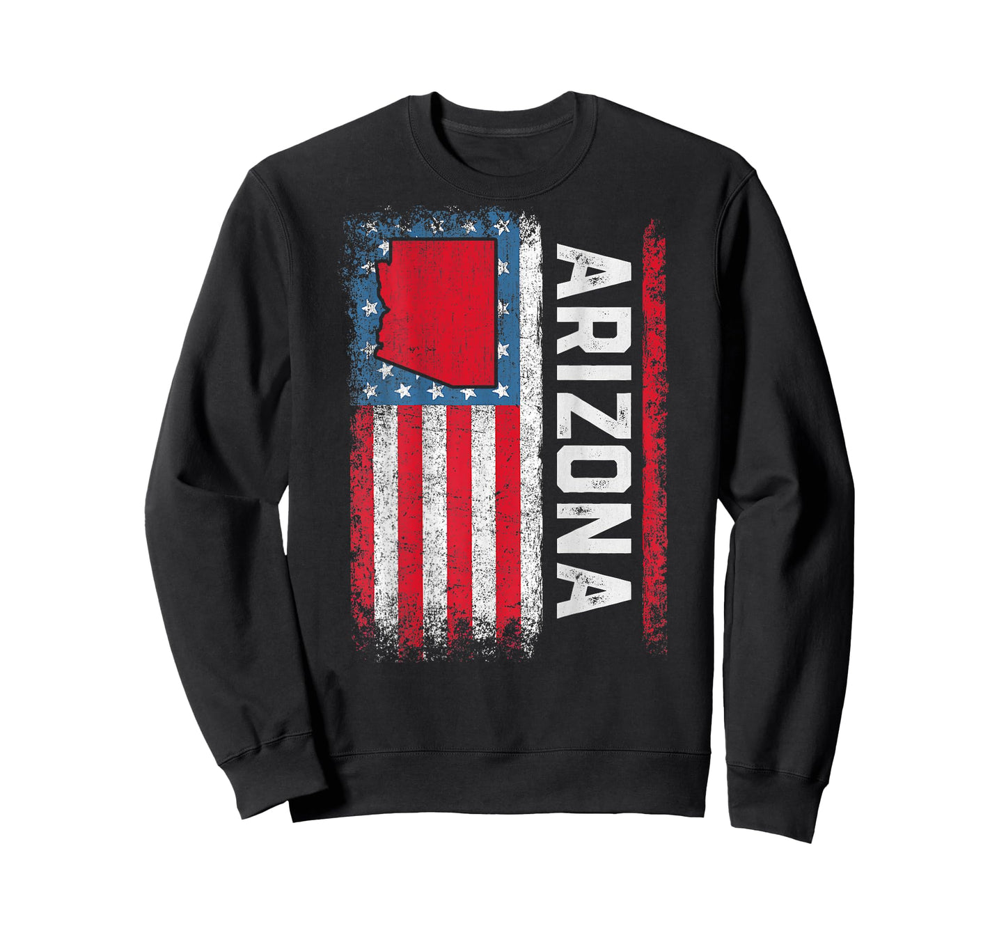 Vintage Arizona State USA Flag Shirt Arizona (On Back) T-Shirt