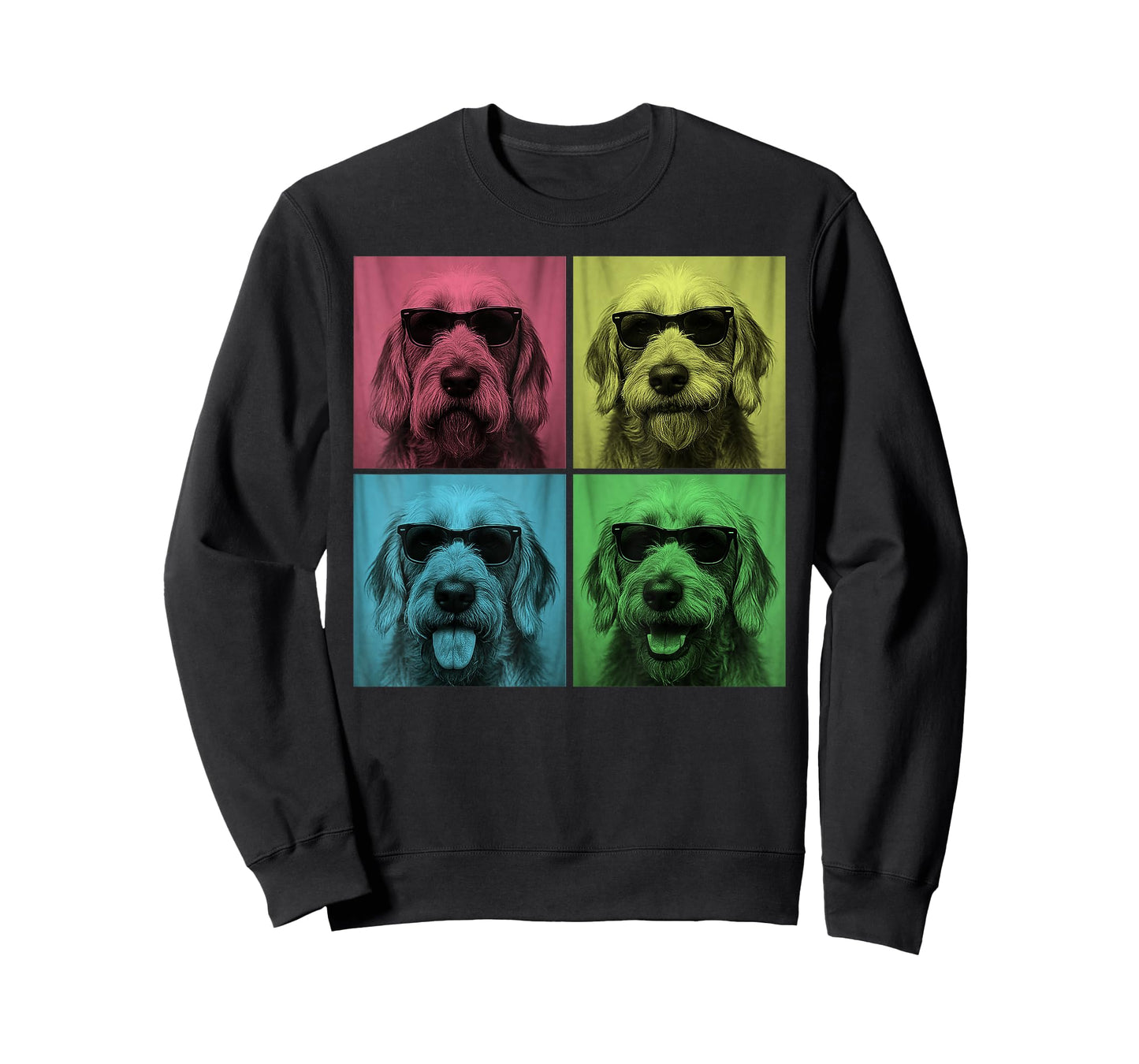 Spinone Italiano Pop Art Funny Dog Lover Photo Booth T-Shirt for Men Women Kids