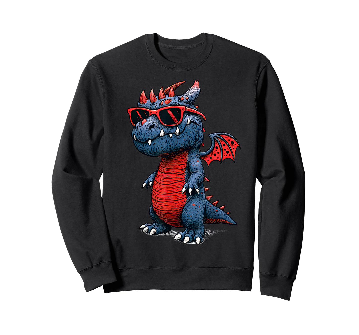 Dragon in Bold Shades Sunglasses for Kid Boy Toddler Vintage T-Shirt